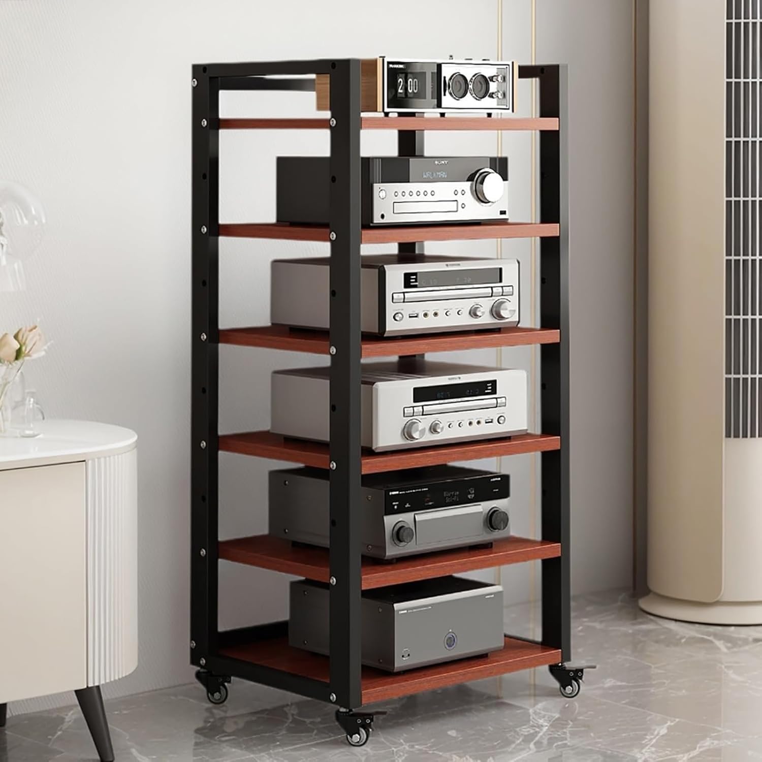 ISOFORMA 6 Tier AV Media Stand