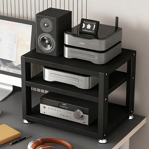 2 Tier Desktop AV Media Stand