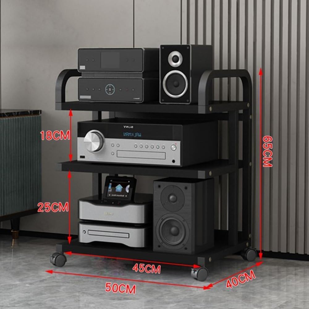 OUKEJNM 3/4/5 Shelf Audio Stereo Rack