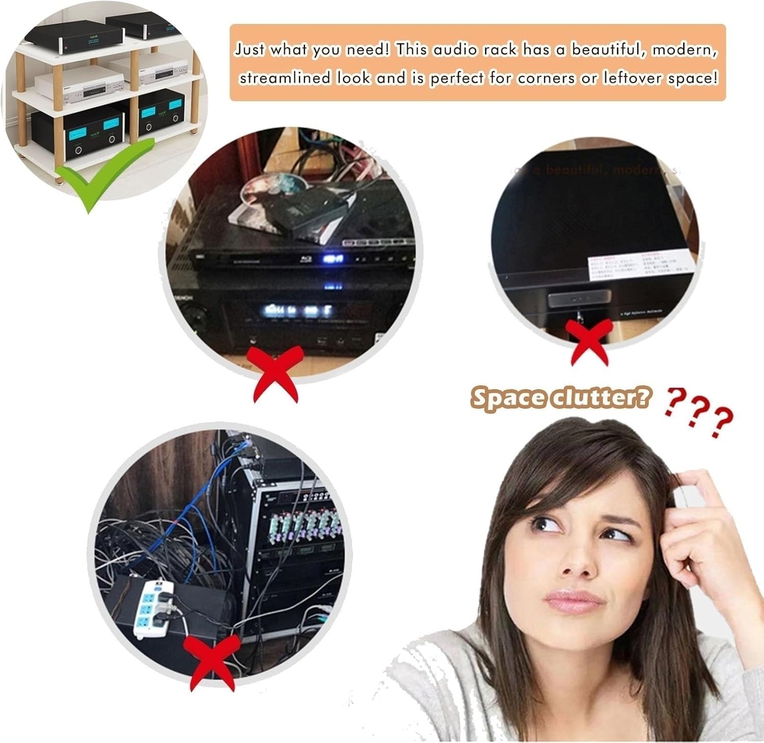 WLCGYD 4 Layer Stereo Racks and Stands Professional