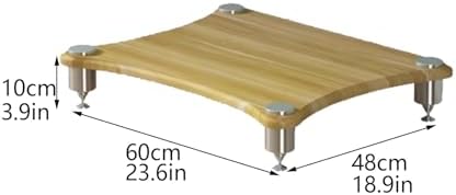 Natural 3-Tier AV Media Stand