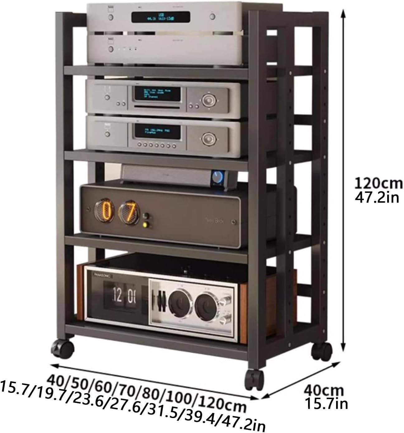 THNSAWX Movable AV Media Stand