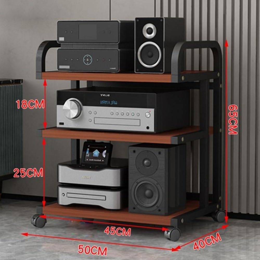 OUKEJNM 3/4/5 Shelf Audio Stereo Rack