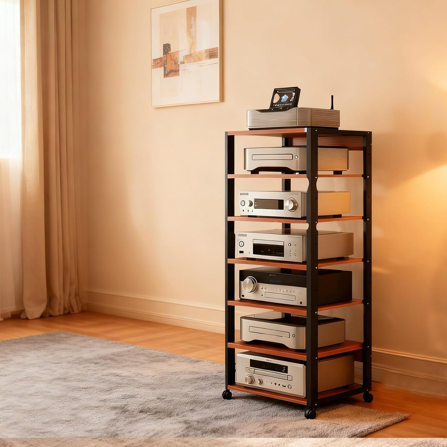 7 Tier Shelf Audio Stand