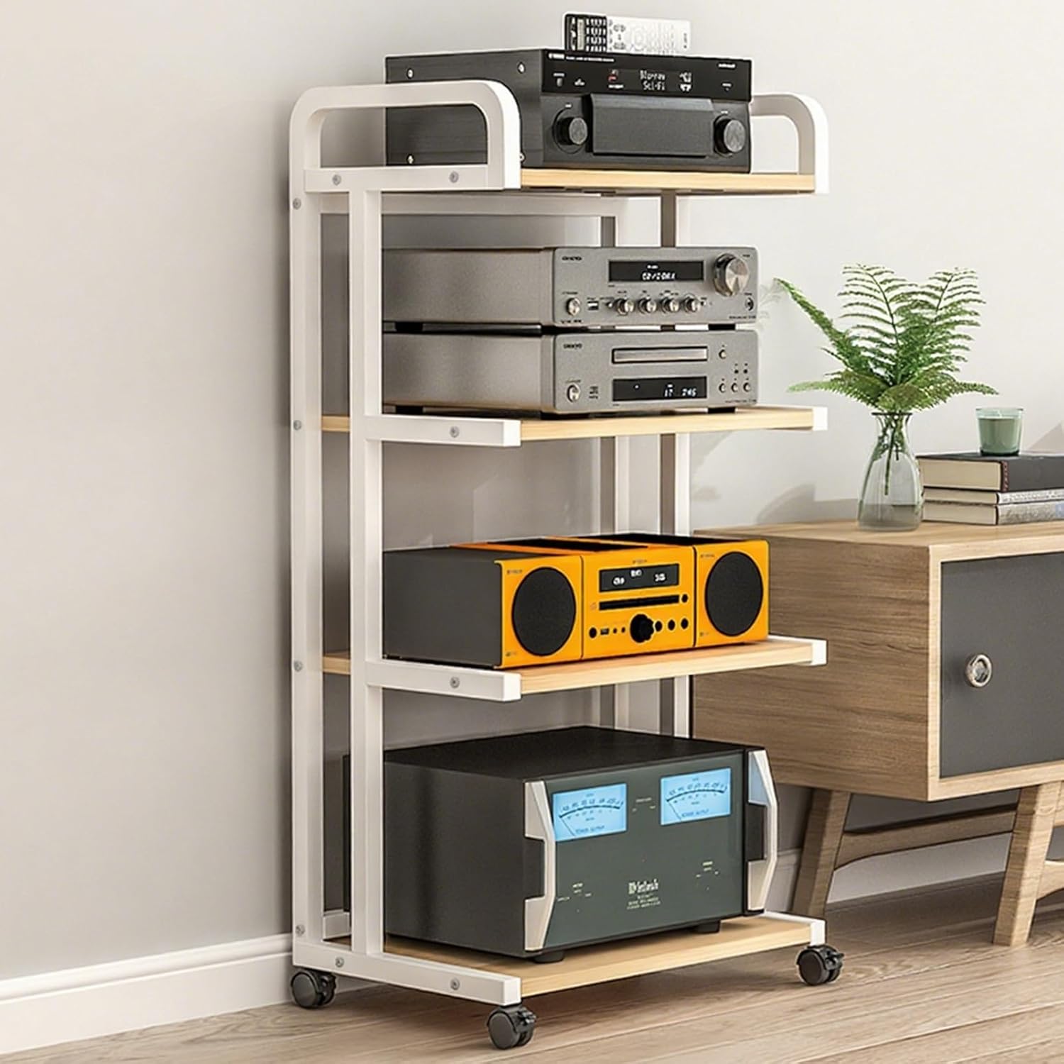 THNSAWX AV Media Stand with Wheels