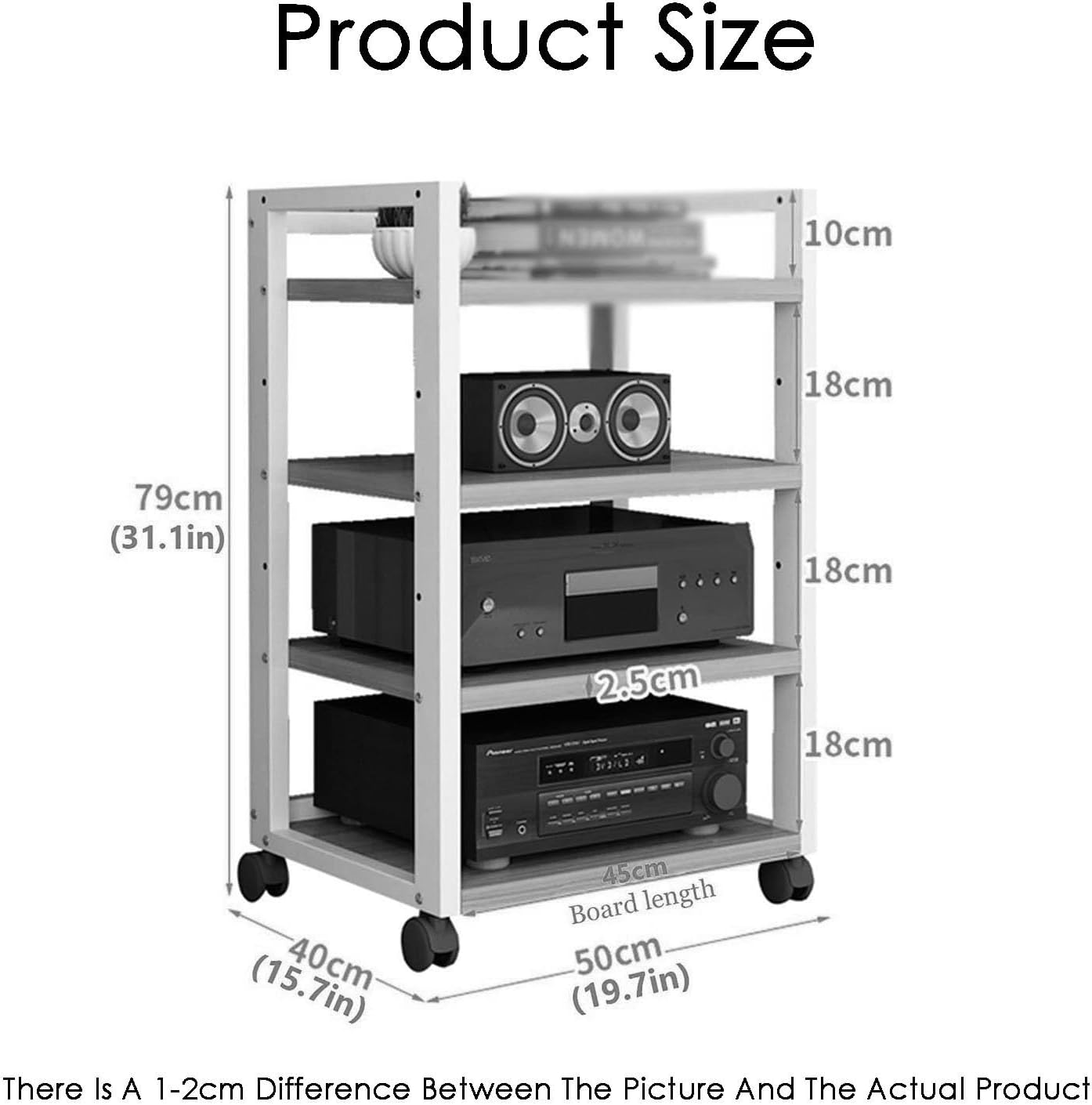 KIYILIHI Audio Media Rack
