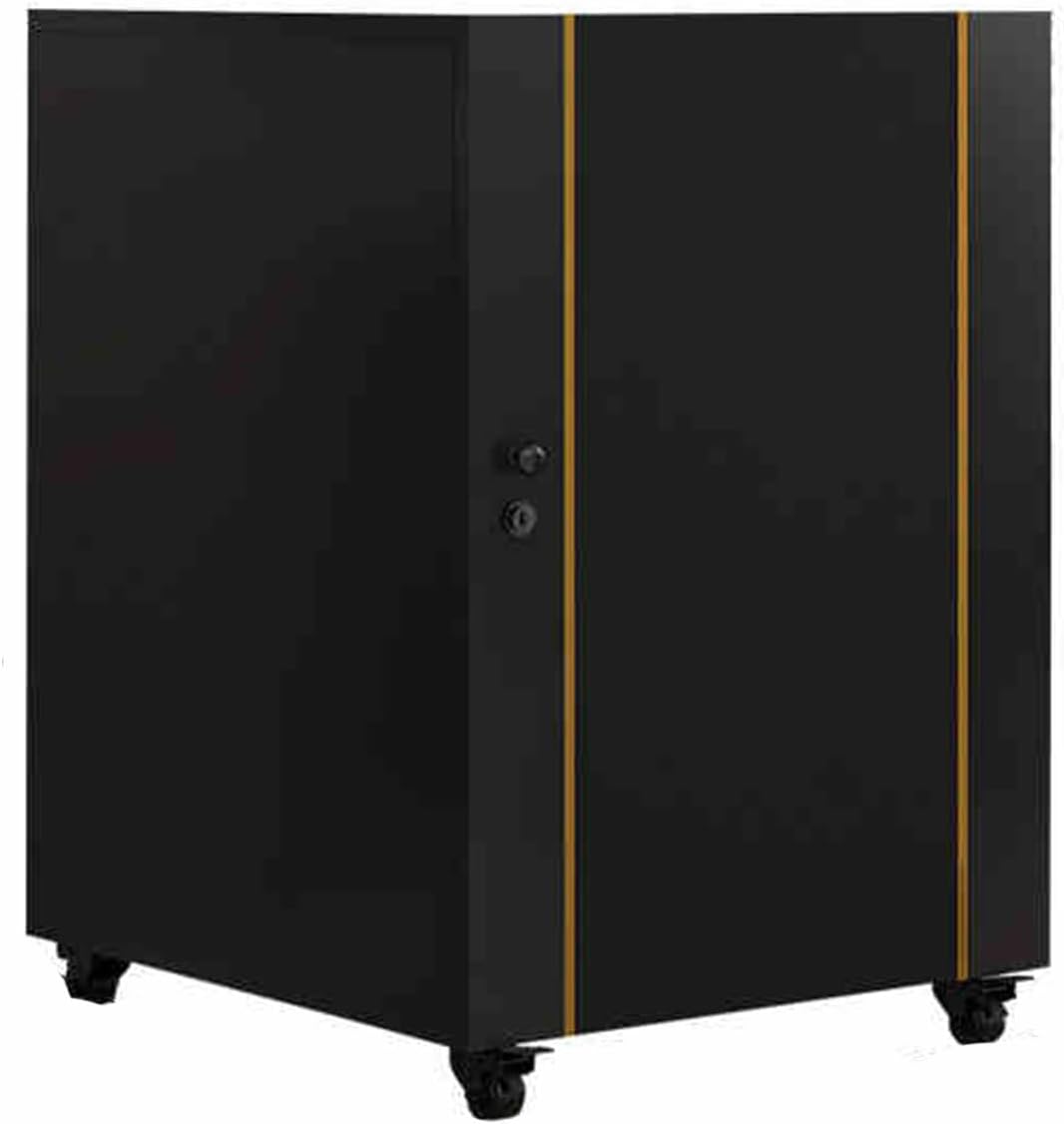 KUKIXKK AV Media Stand with Wheels