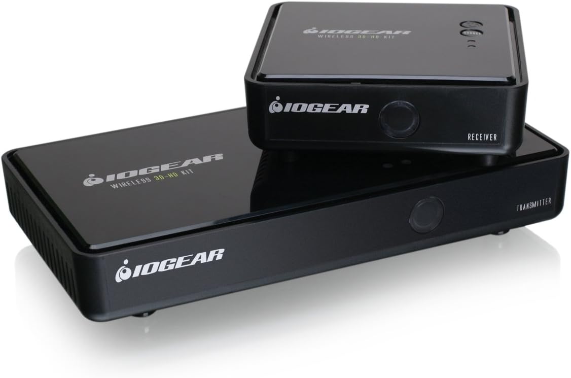 IOGEAR Wireless 3D Digital Kit with Full HD 1080P and 5.1 Channel Digital Audio