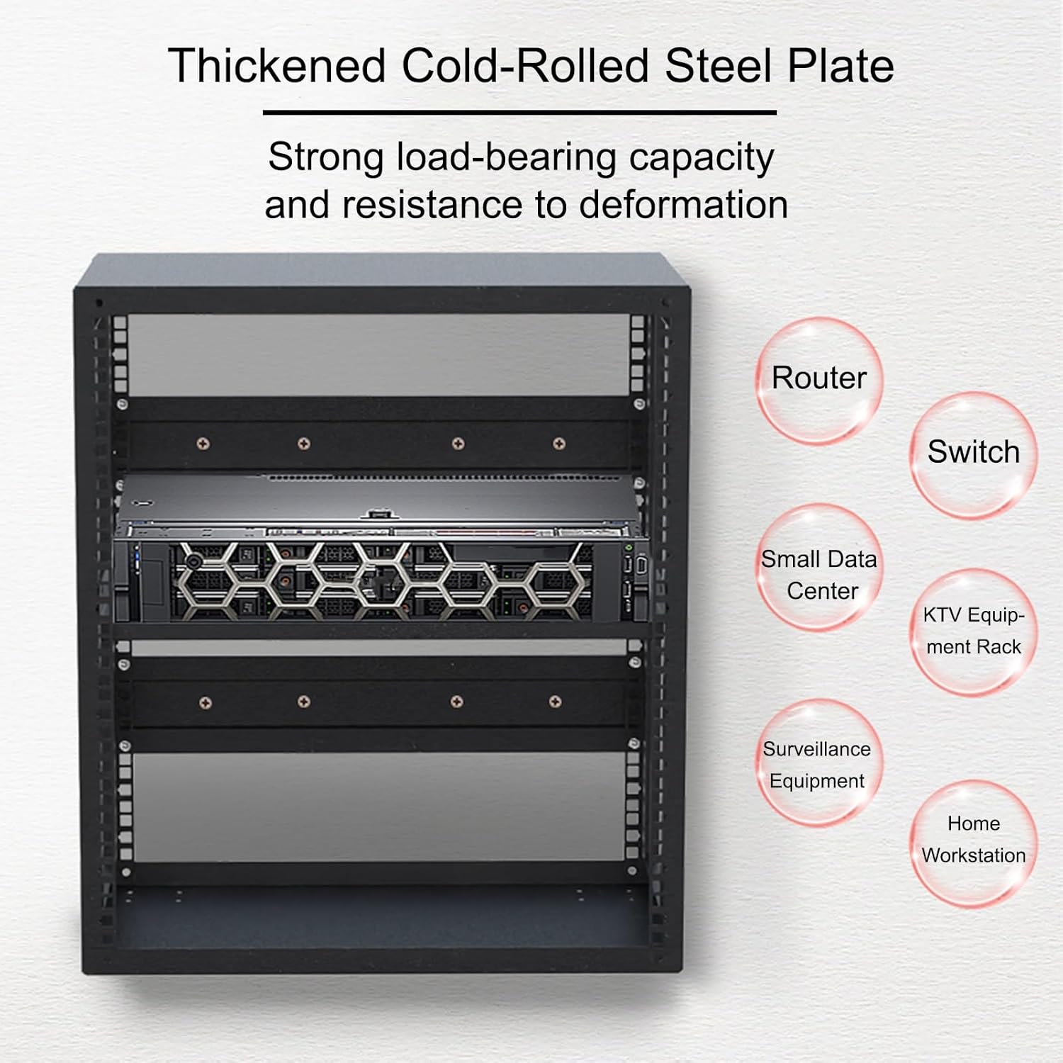 2 Tier Audio-Video Media Stand with Adjustable Shelves