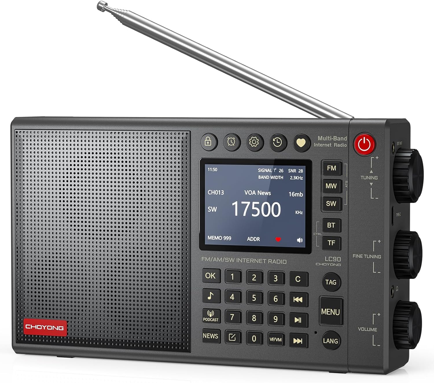 CHOYONG LC90 Wi-Fi/4G Internet Radio