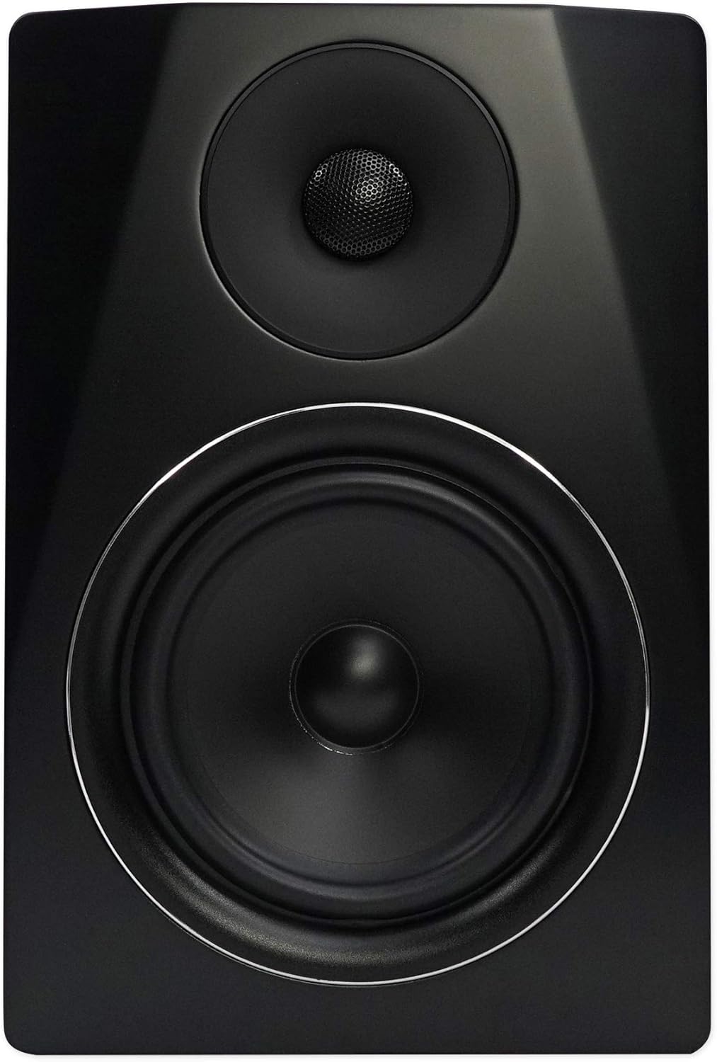 Rockville APM6B Bundle: 6.5 in 2-Way 350-Watt Active Powered USB Studio Monitor Speakers Pair, RVSM5 Adjustable Height Studio Monitor Bookshelf Speaker Stands Pair, 2-Items