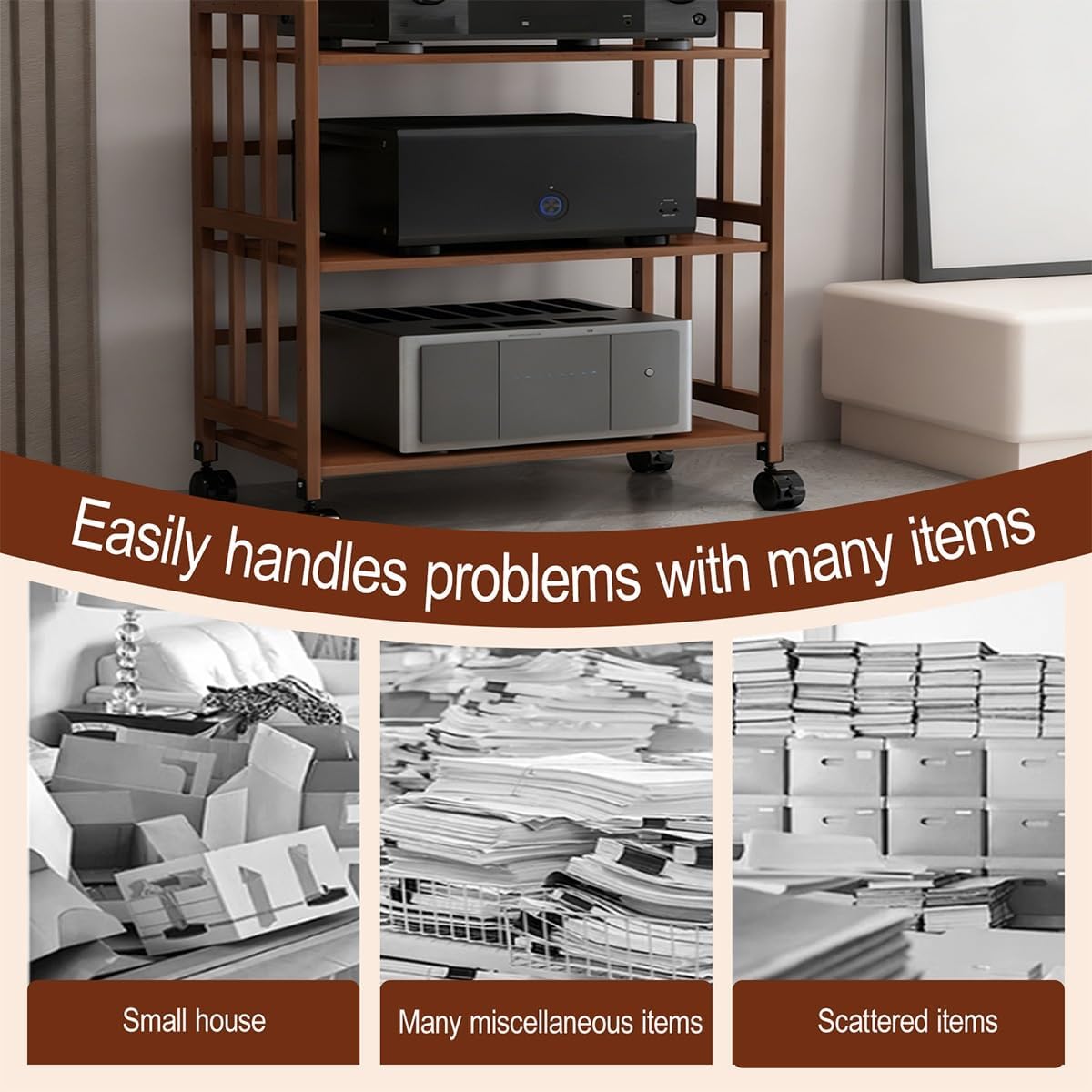 JDPYURV Audio-Video Media Stand