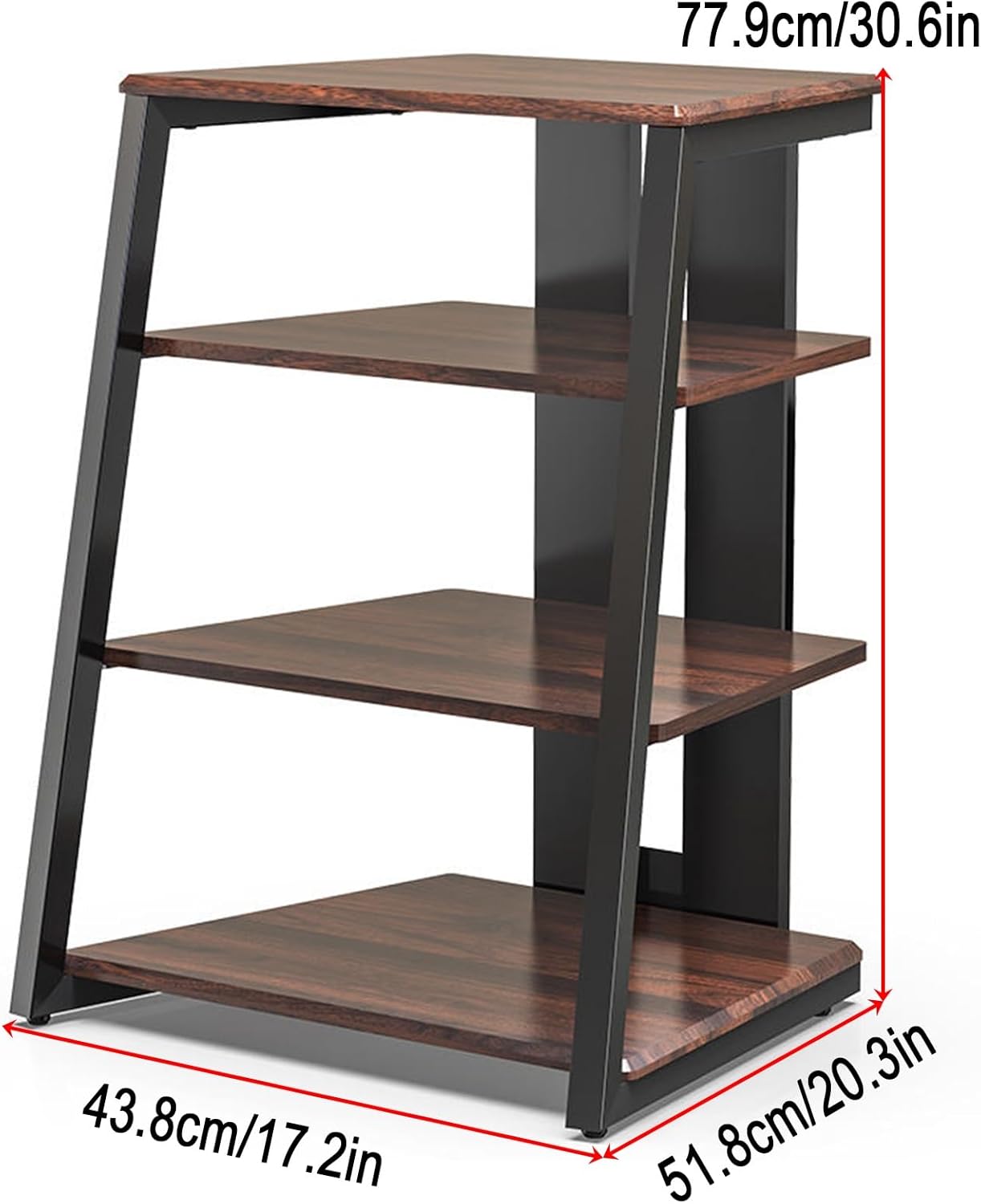 LYXWGRZD 4-Tier Media Stand