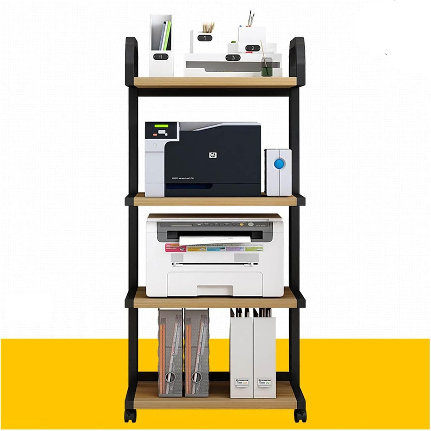 YLQFGUVWK AV Media Stand Player CD DVD Rack