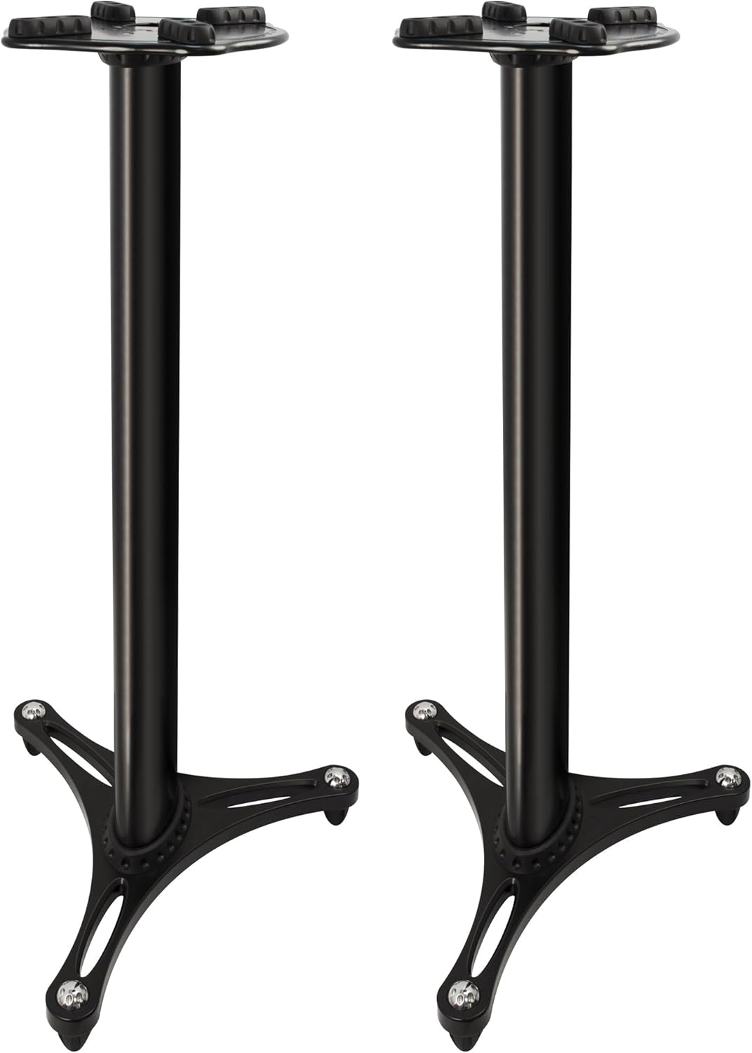 Ultimate Support MS-90/36B 36 Inches Studio Monitor Stands - Black Finish