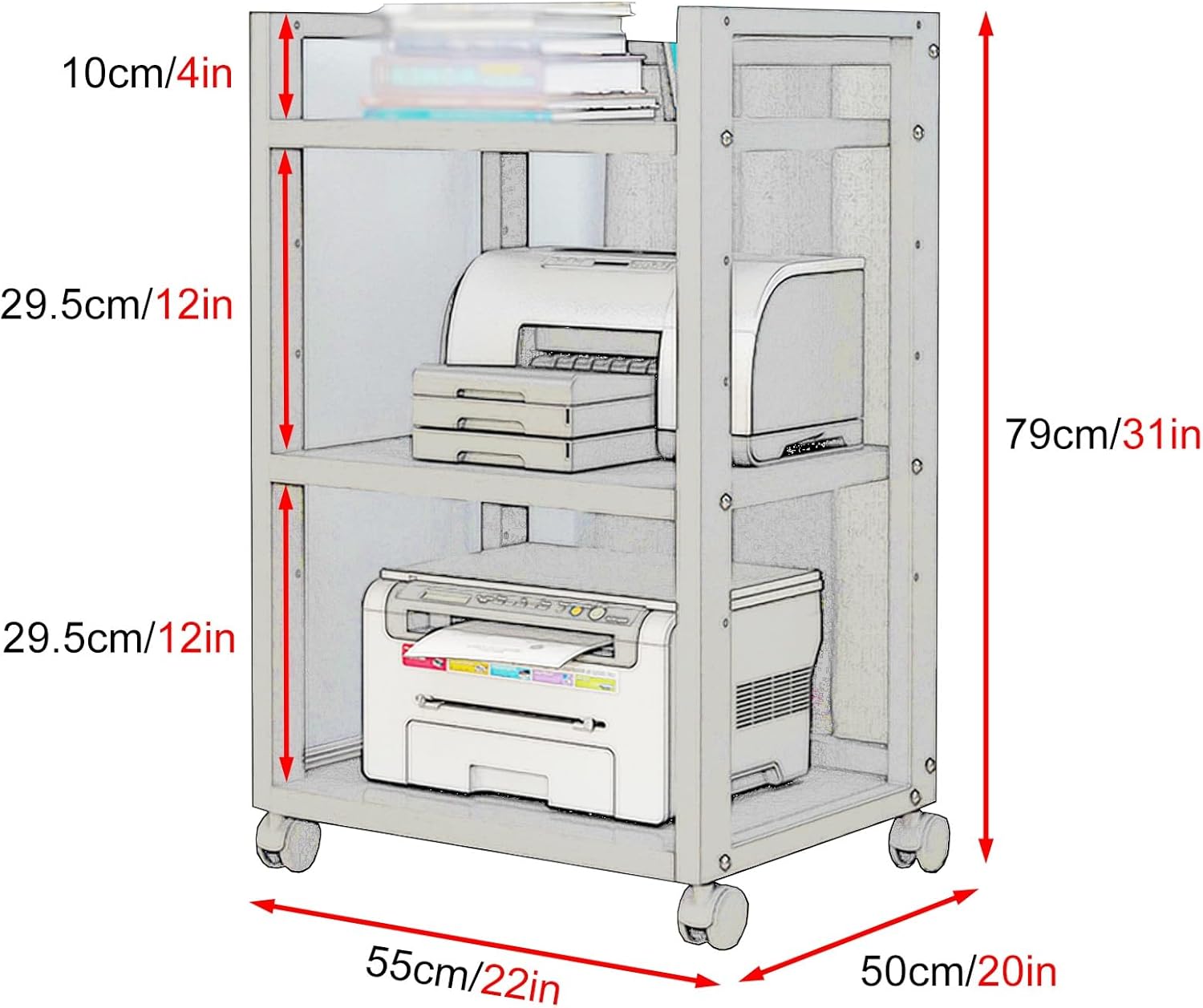 SRNSAEB Audio Video Electronics Shelving