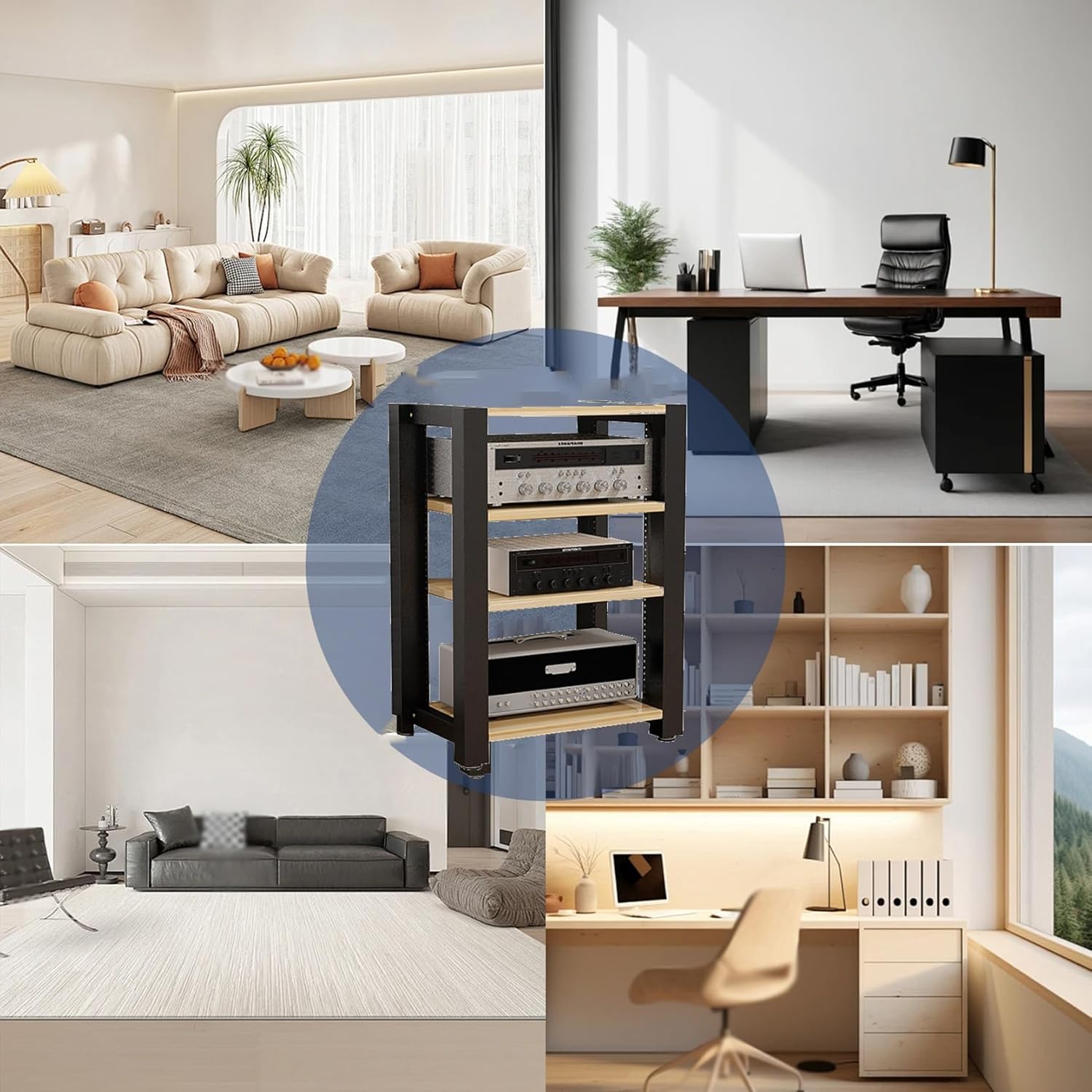 Audio-Visual Shelving