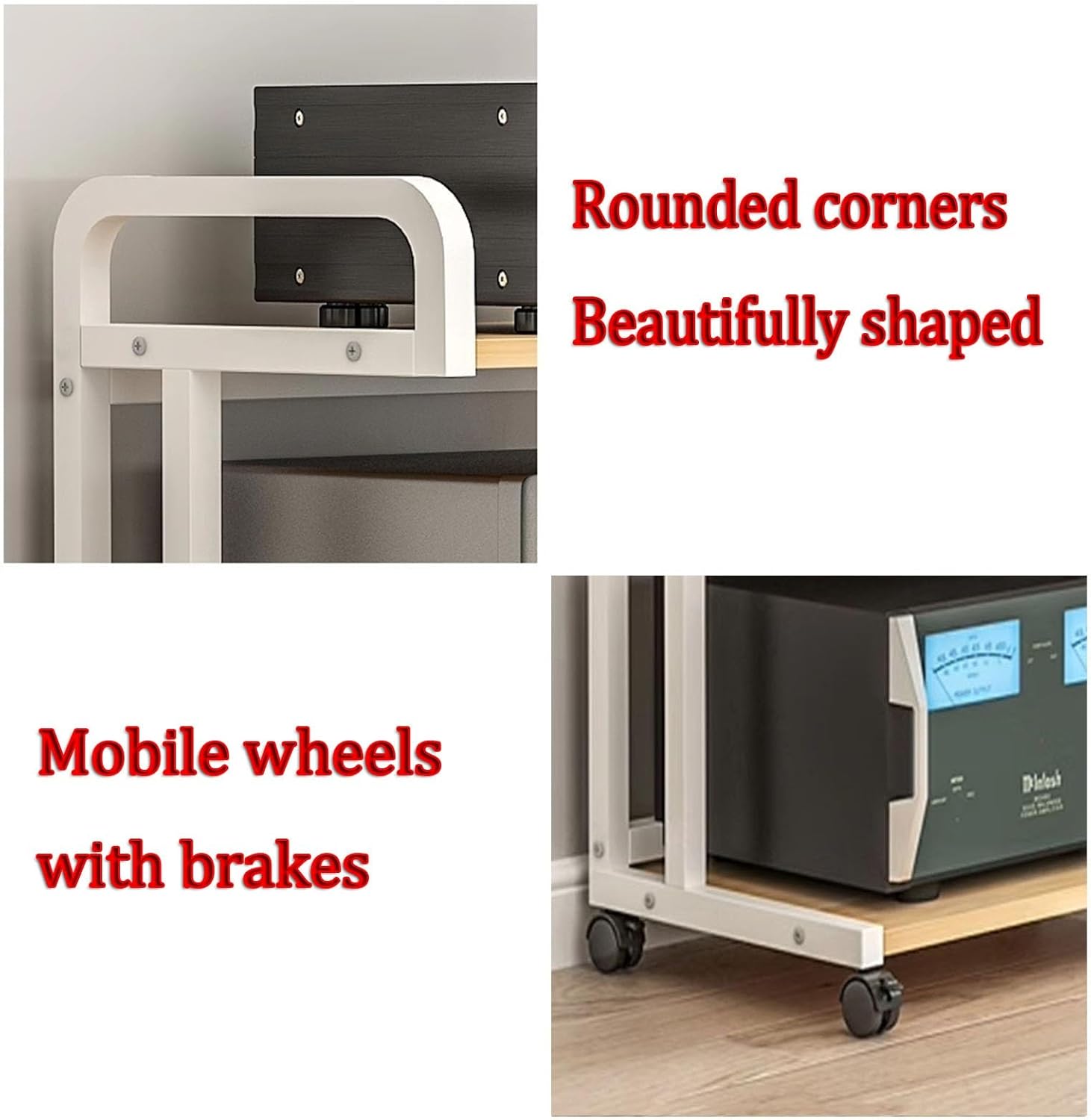 Multi-Tier Audio Rack