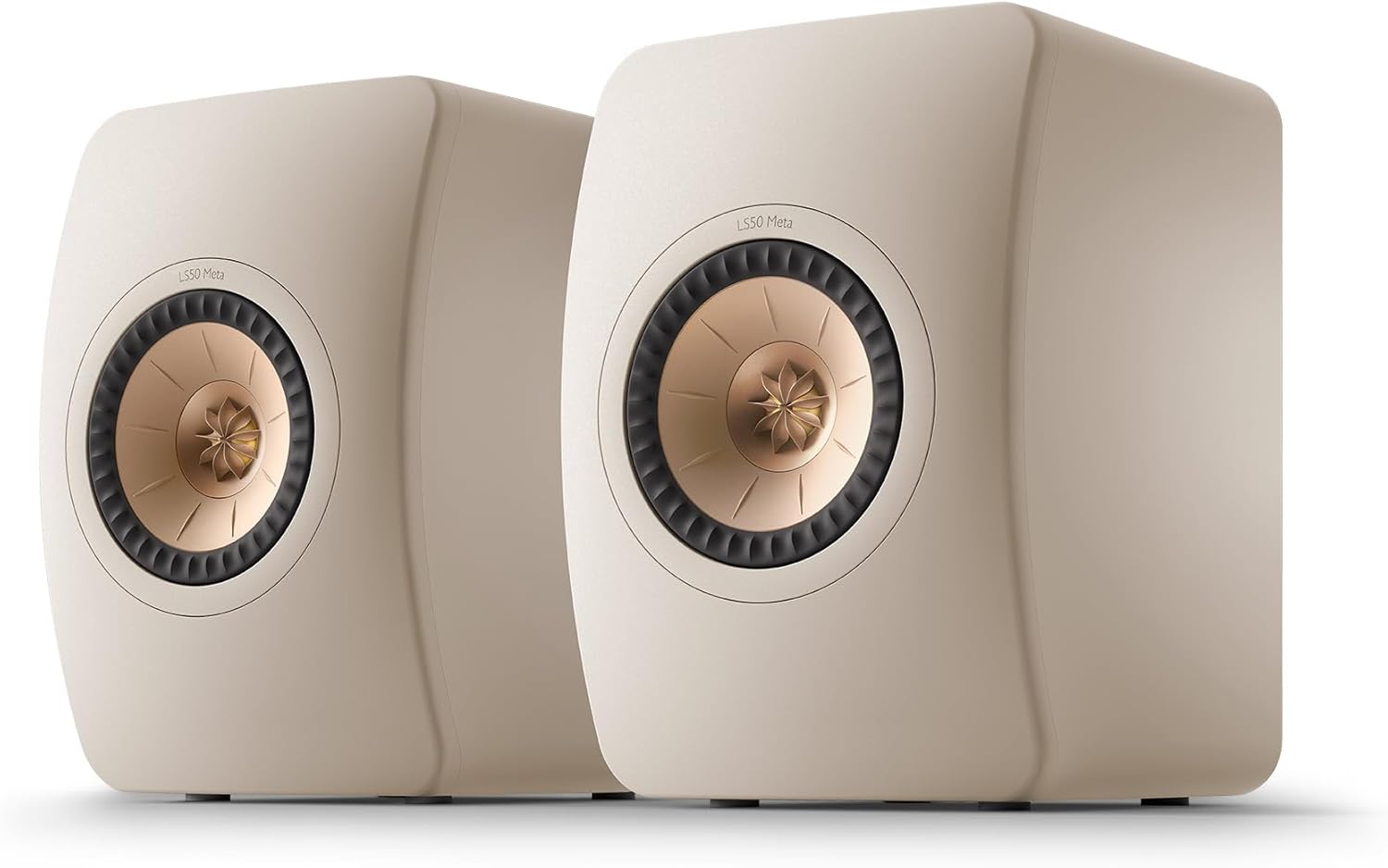 KEF LS50 Meta Passive Bookshelf Speakers - Pair (Sand Shell)