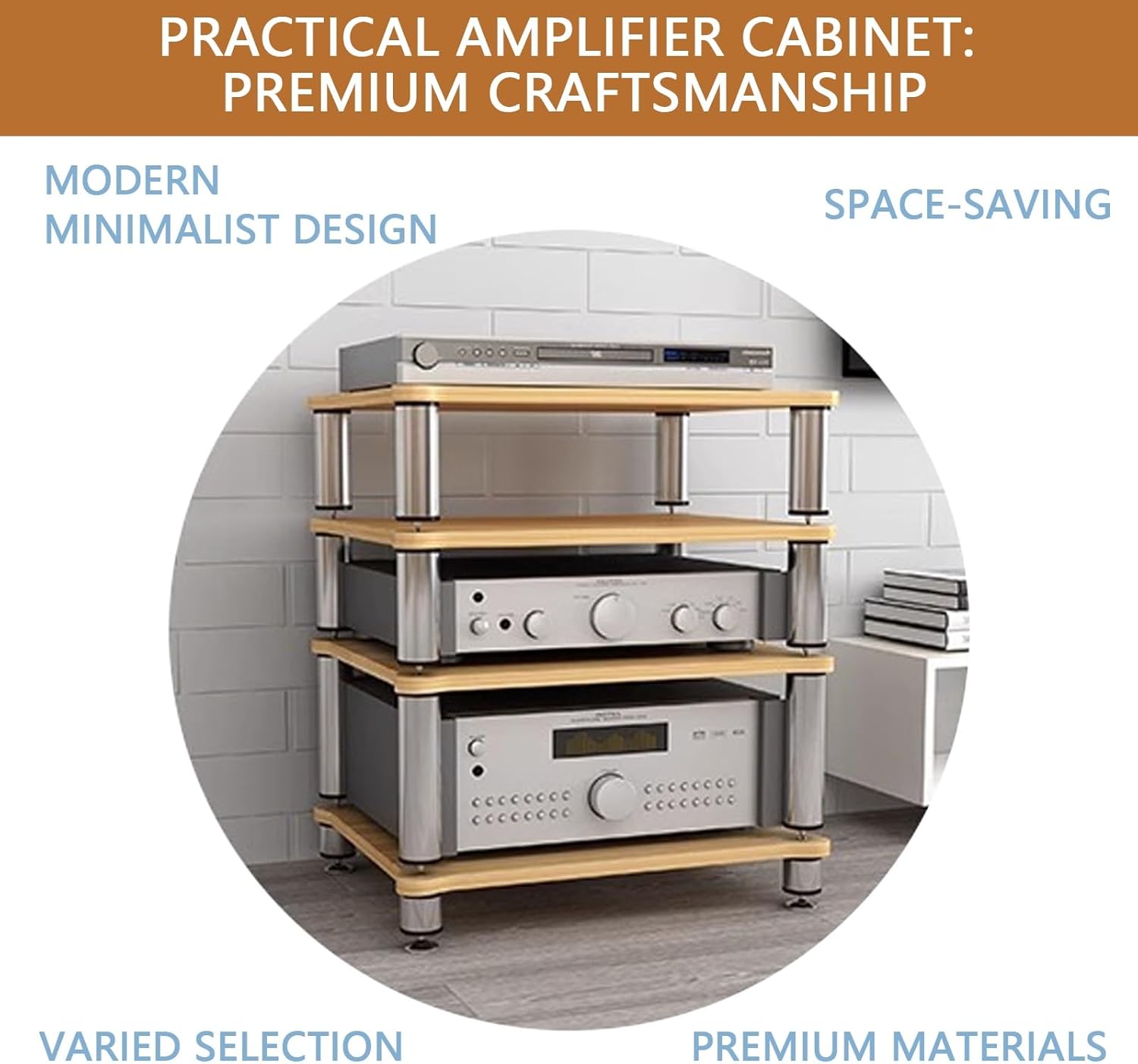 THNSAWX Audio Stand Stereo Rack