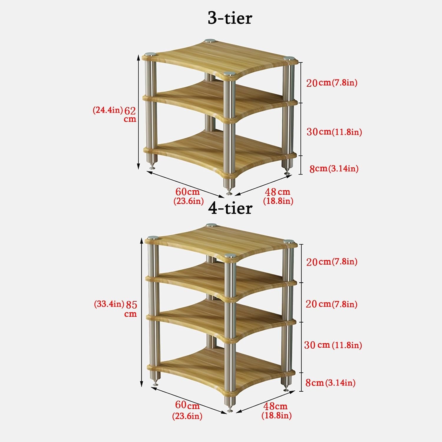 GUAWJRZDP Modern Audio Rack