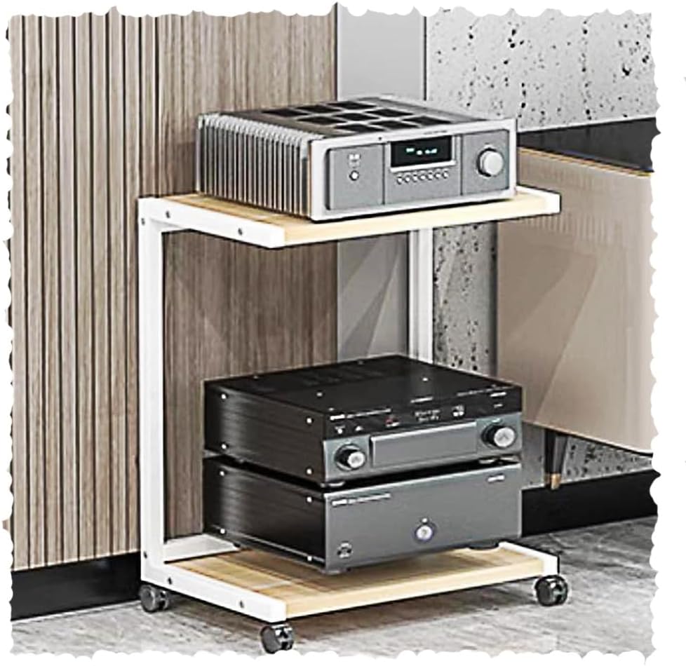 BIUBPW Home Audio HiFi Stereo Media Storage Cabinet