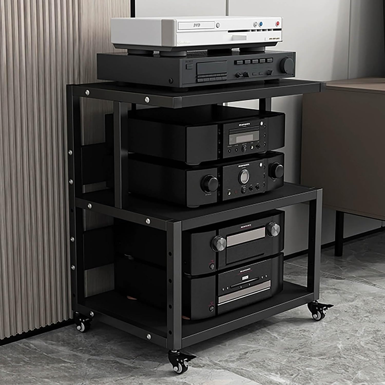 JIAOCKJIAO Audio-Video Media Stand