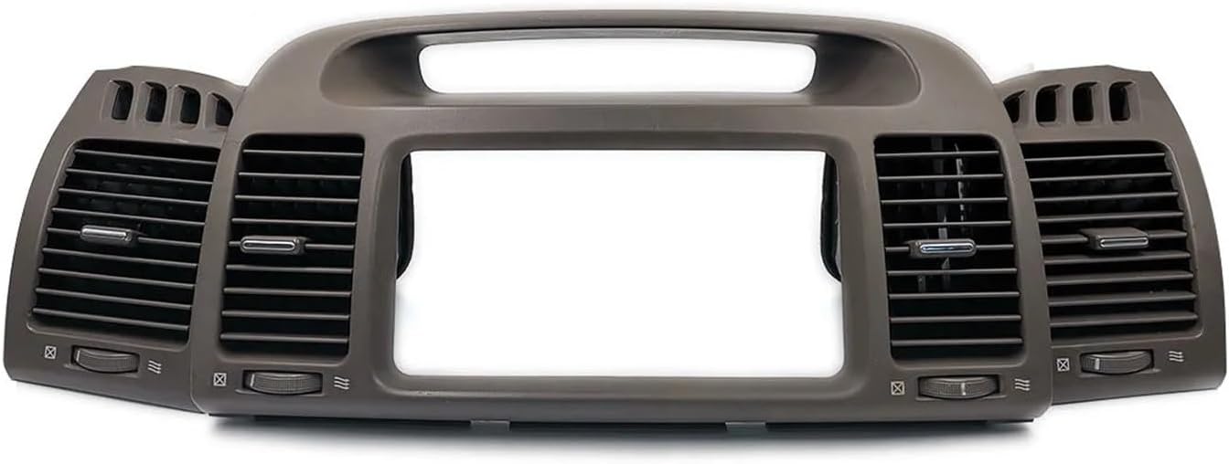 Air Vent Outlet Radio Dashboard Compatible For Toyota Camry 2002-2006 Fascia Auto Stereo Panel CD DVD Interior Accessories(1 Set)