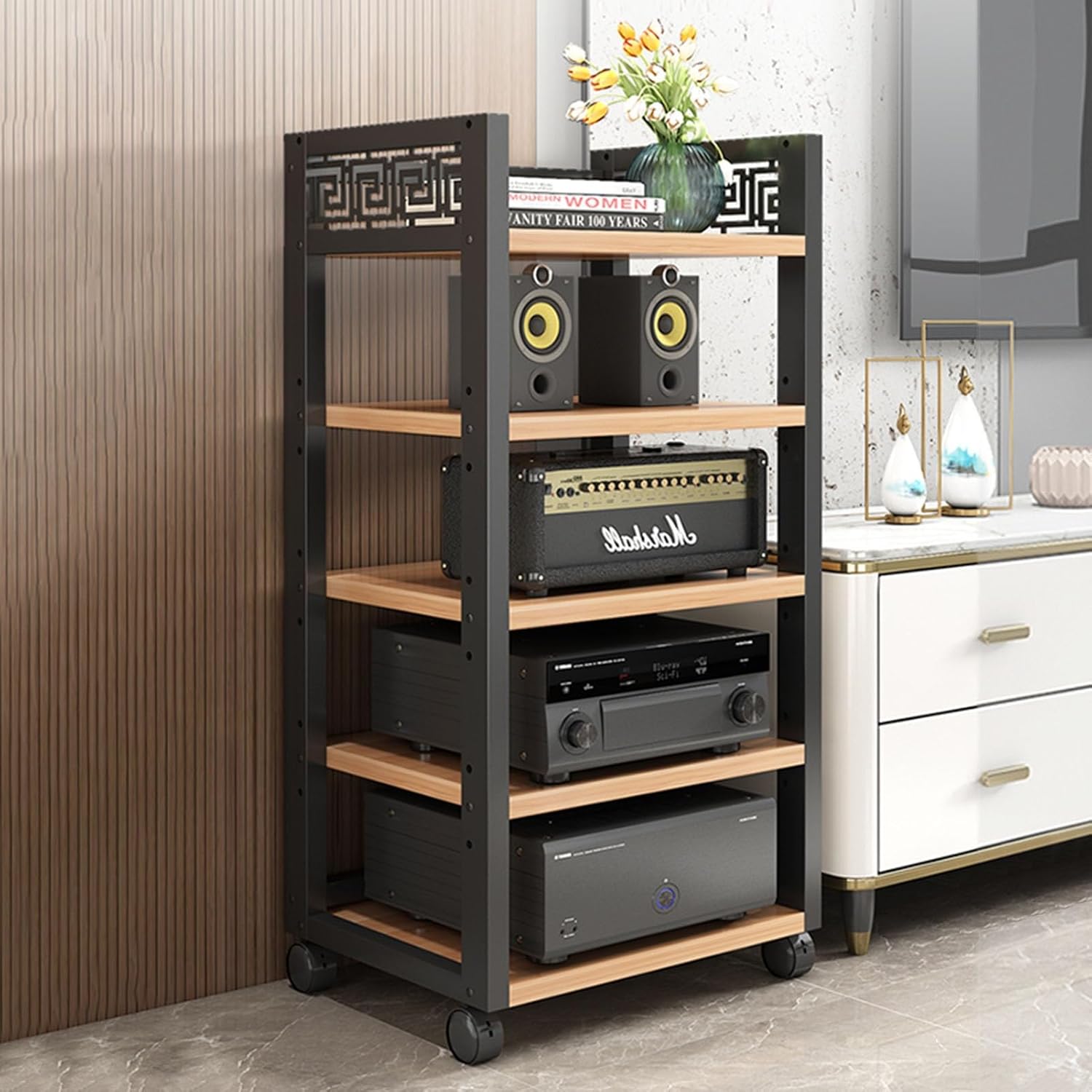 Media Stand Modern AV Cabinet