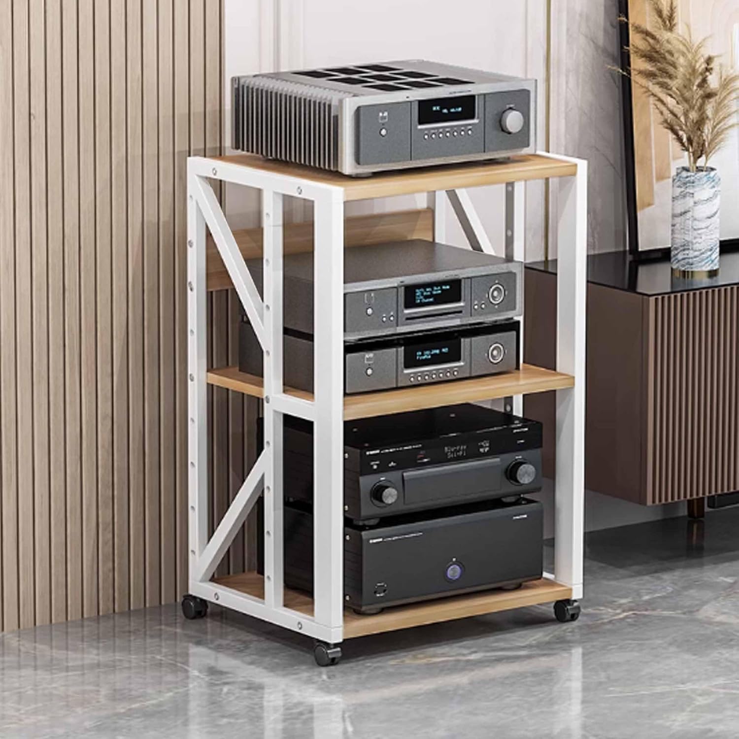 3/4/5-Tier AV Media Stand - Audio Video Shelving