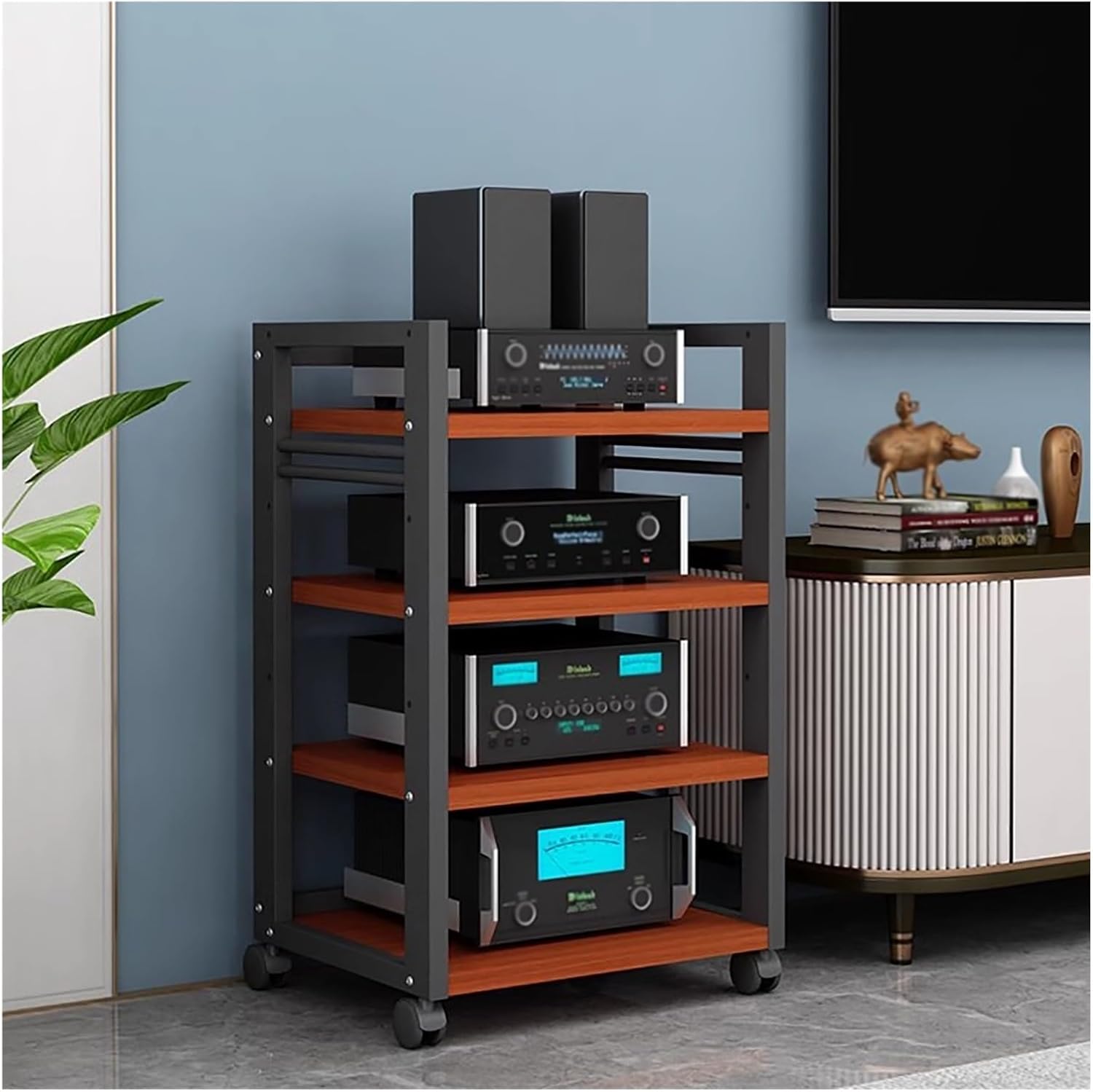 4/5 Stereo Stands Component Rack