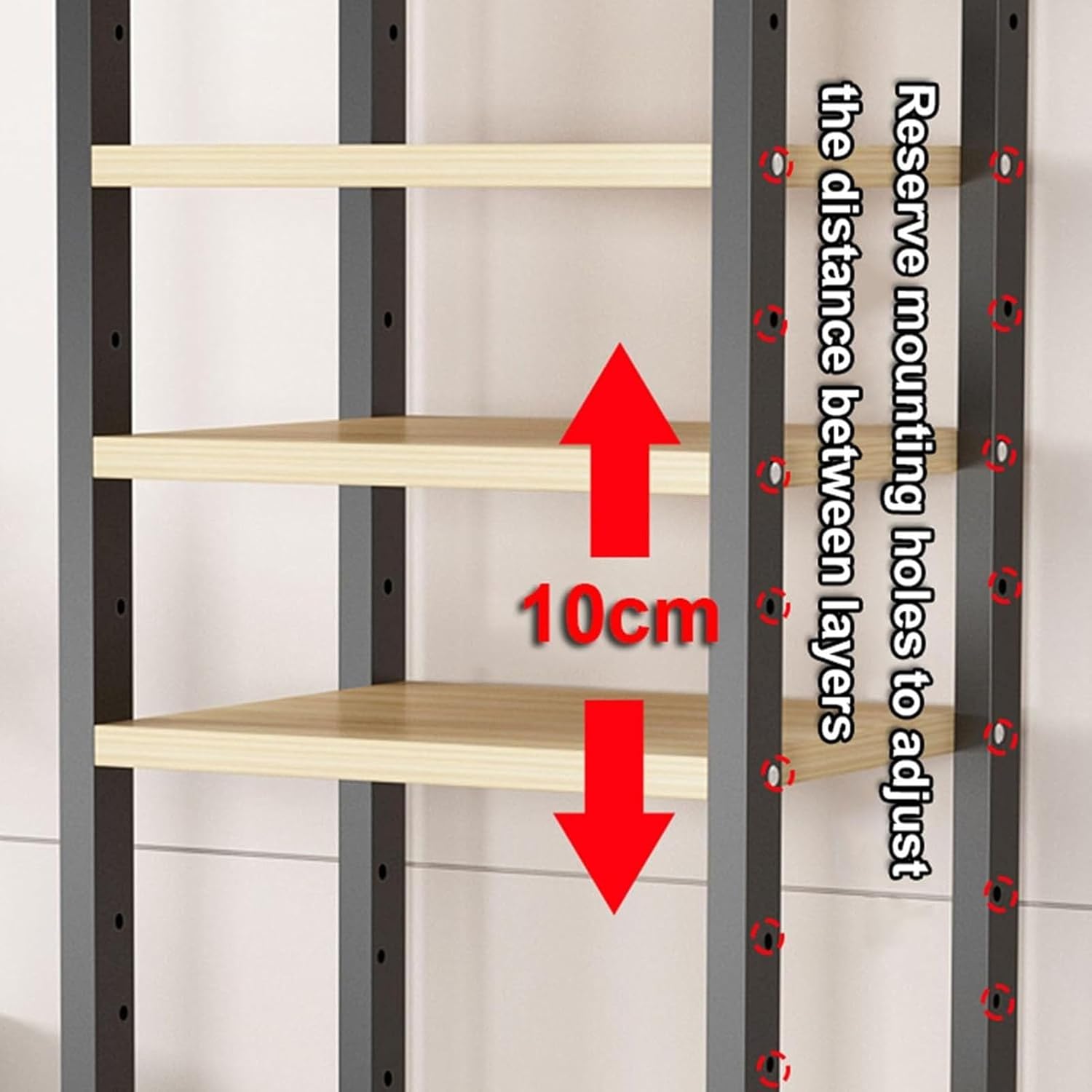 6-Tier AV Media Stand CD Player Stand