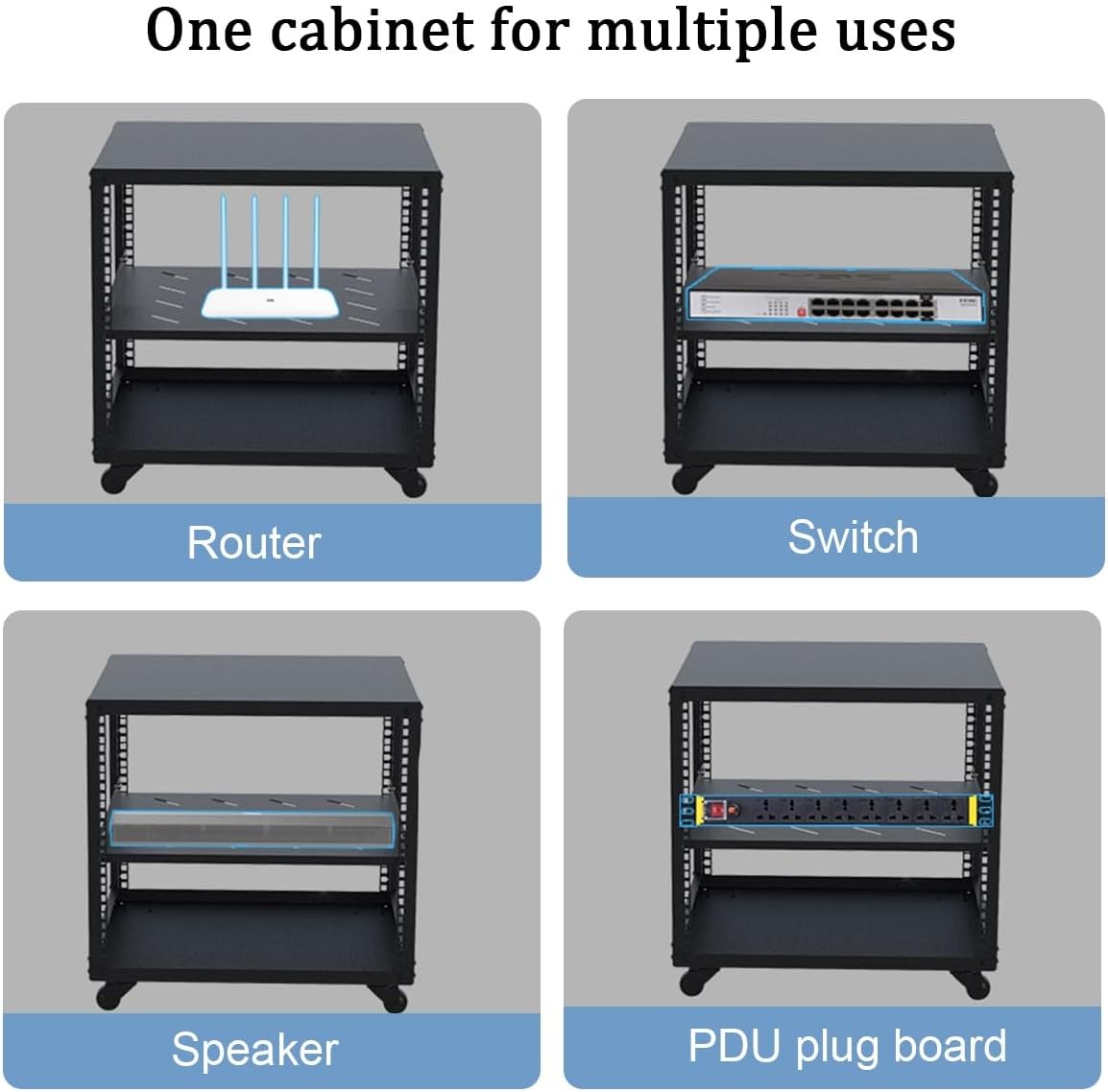 Av Media Stand With Wheels