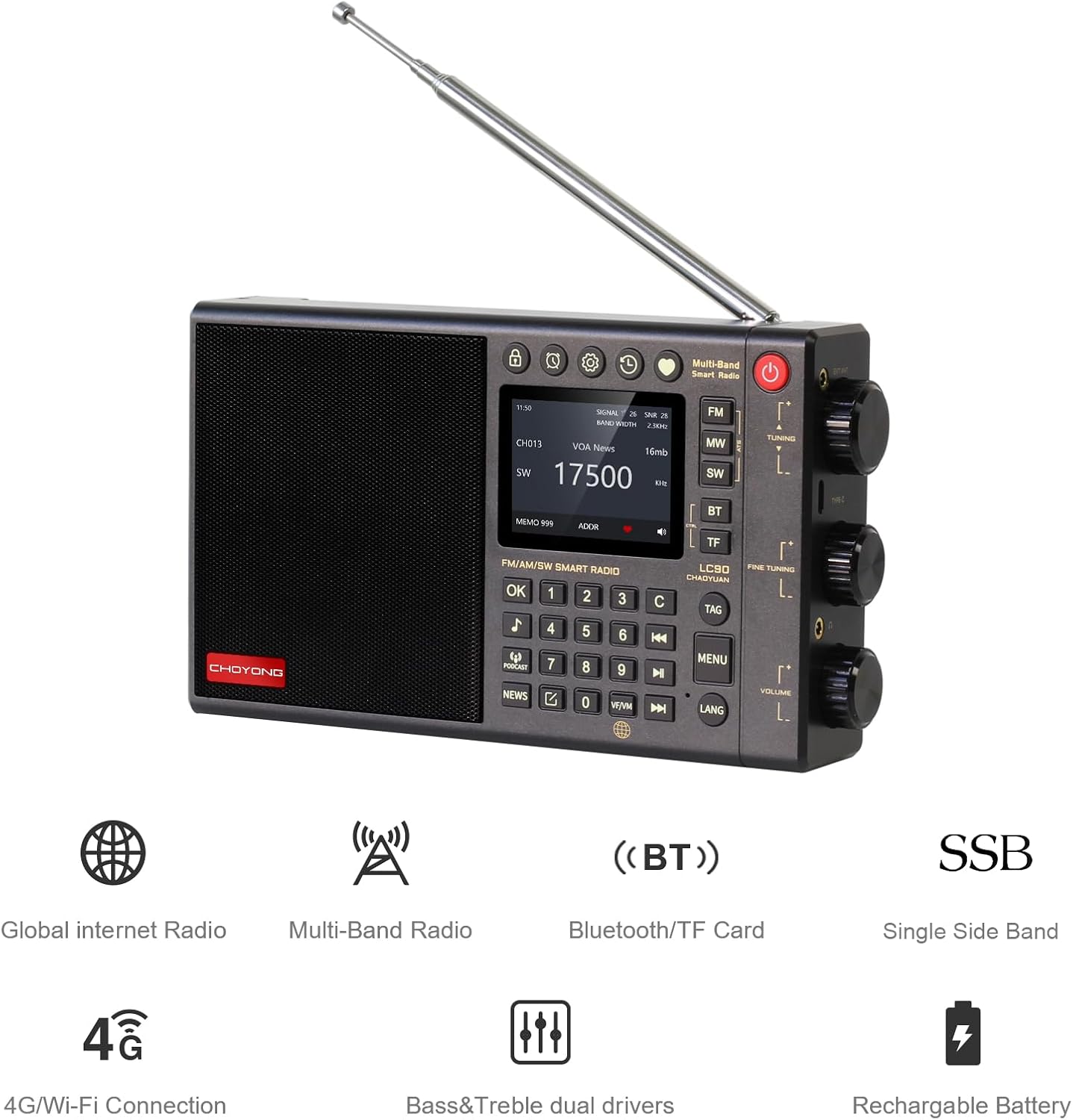 CHOYONG LC90 Smart Internet Radio