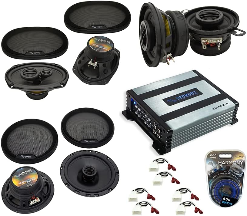 Harmony Audio Compatible with Toyota Tacoma 2005-2014 Factory Speaker Upgrade Harmony Speakers & CXA300.4 Amp (Renewed)
