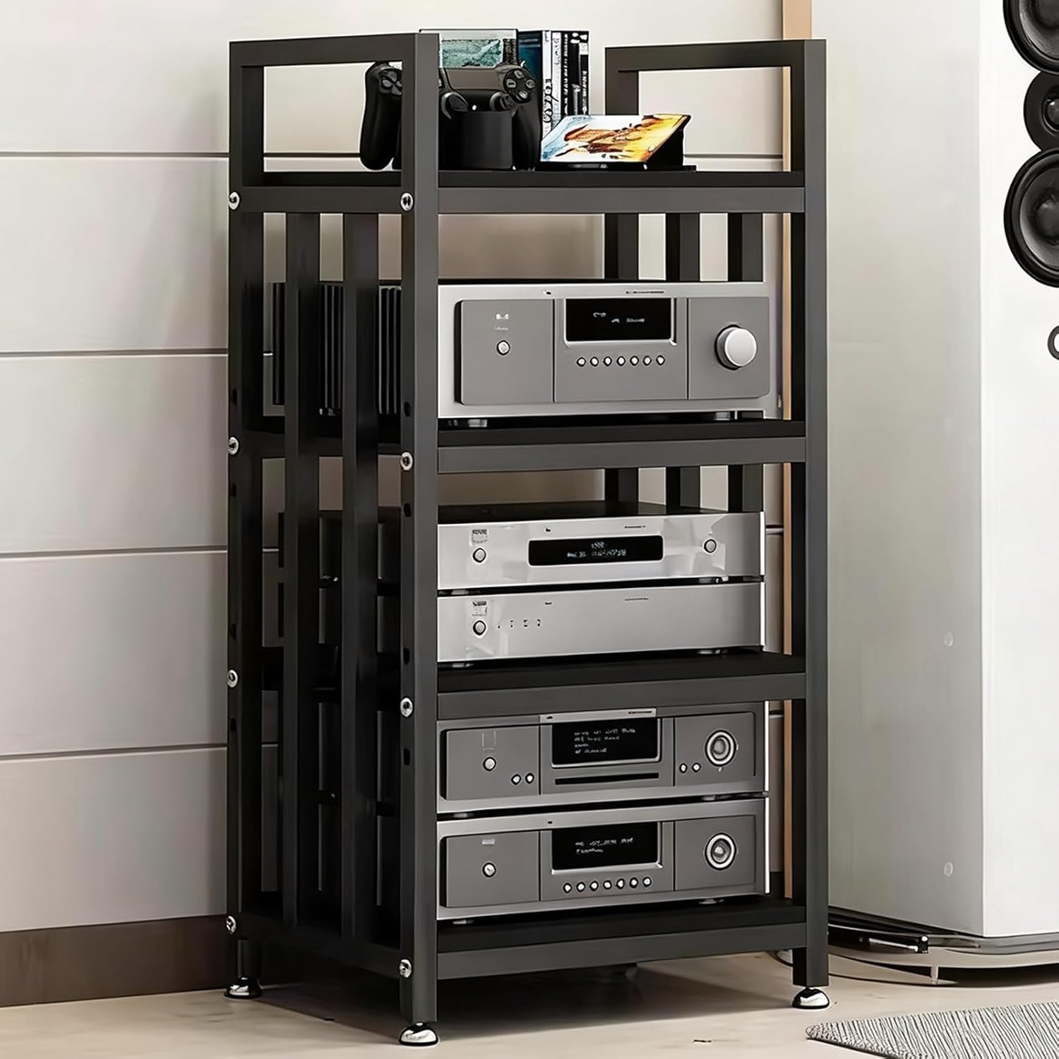 THNSAWX 4 Tier AV Media Stand