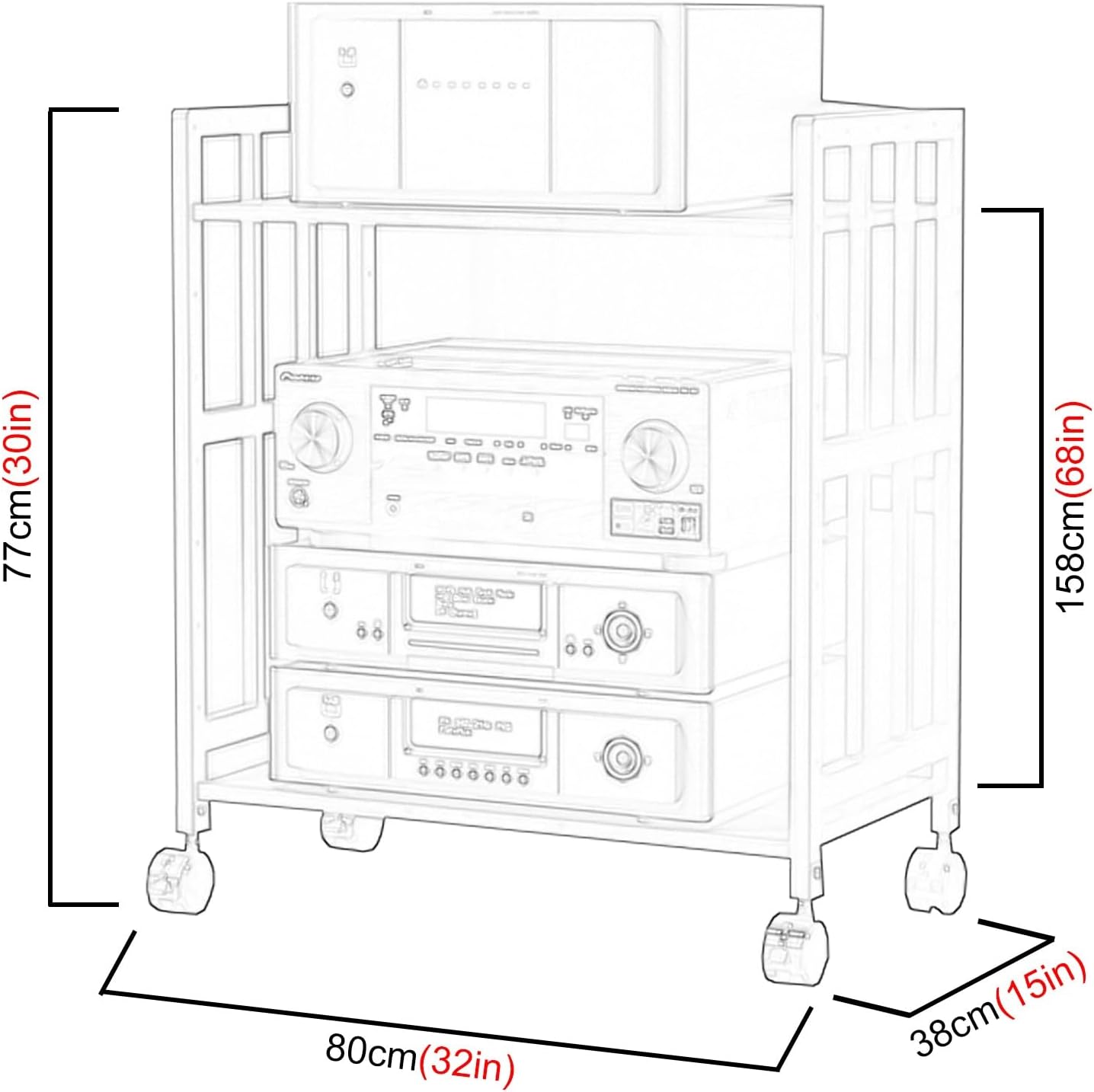 Hifi Racks And Stands 2 3 4 5 Tier