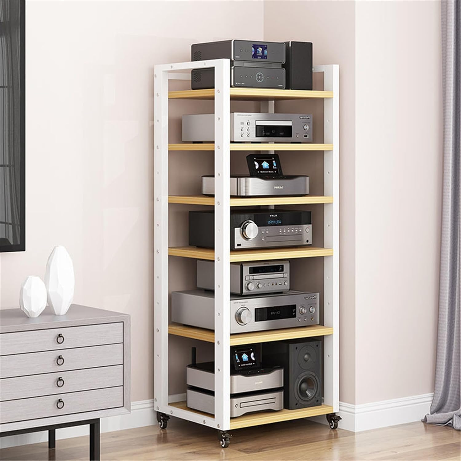 FZYUAN Media Storage Cabinet 5/6/7/8 Tier