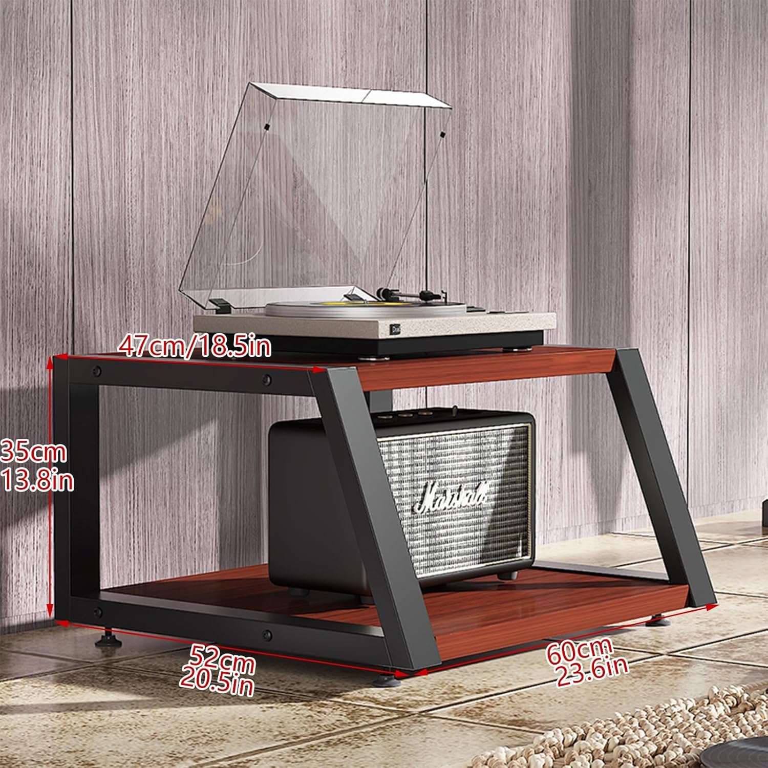 THNSAWX AV Media Stand Corner Shelf