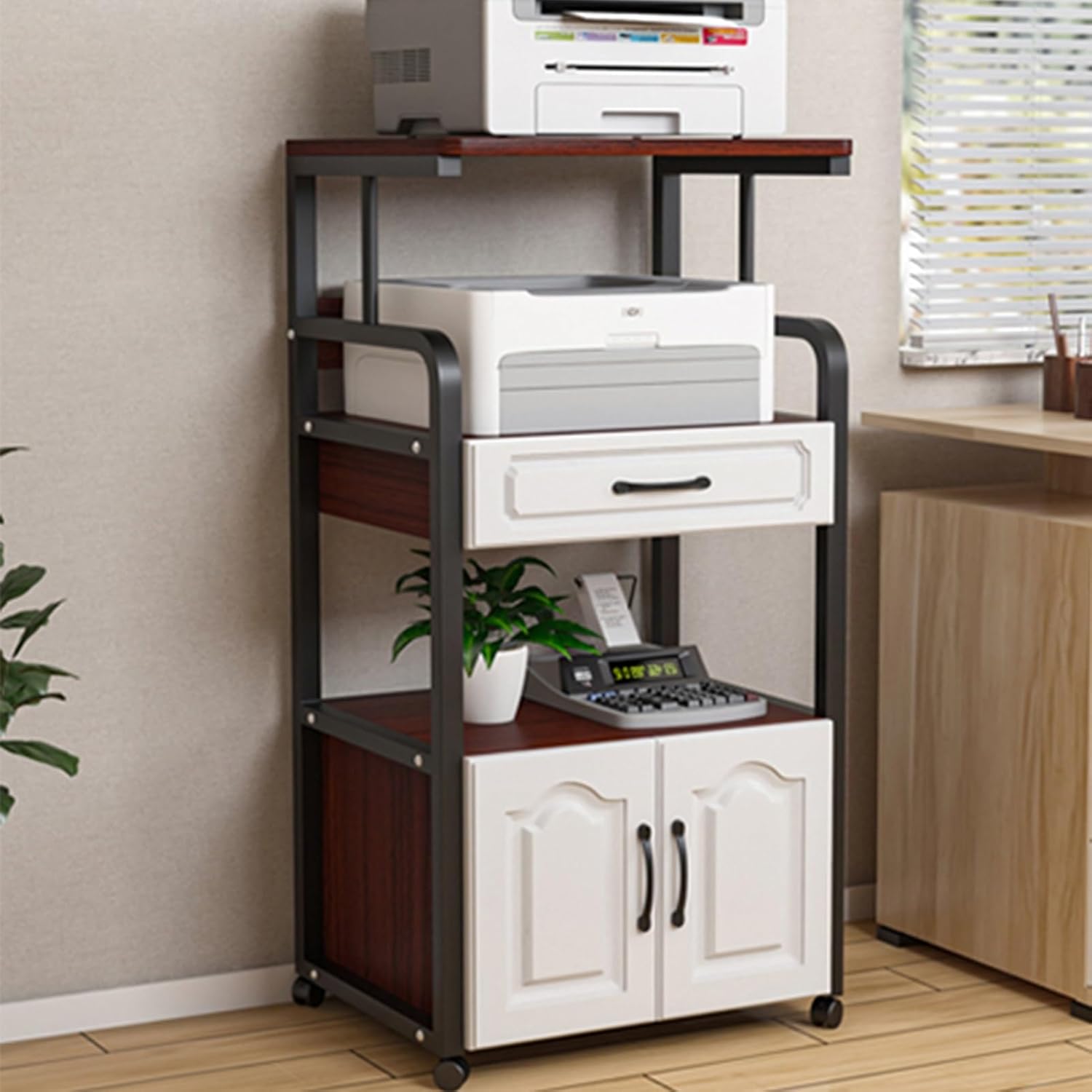 LYXWGRZD 4-Tier AV Media Stand