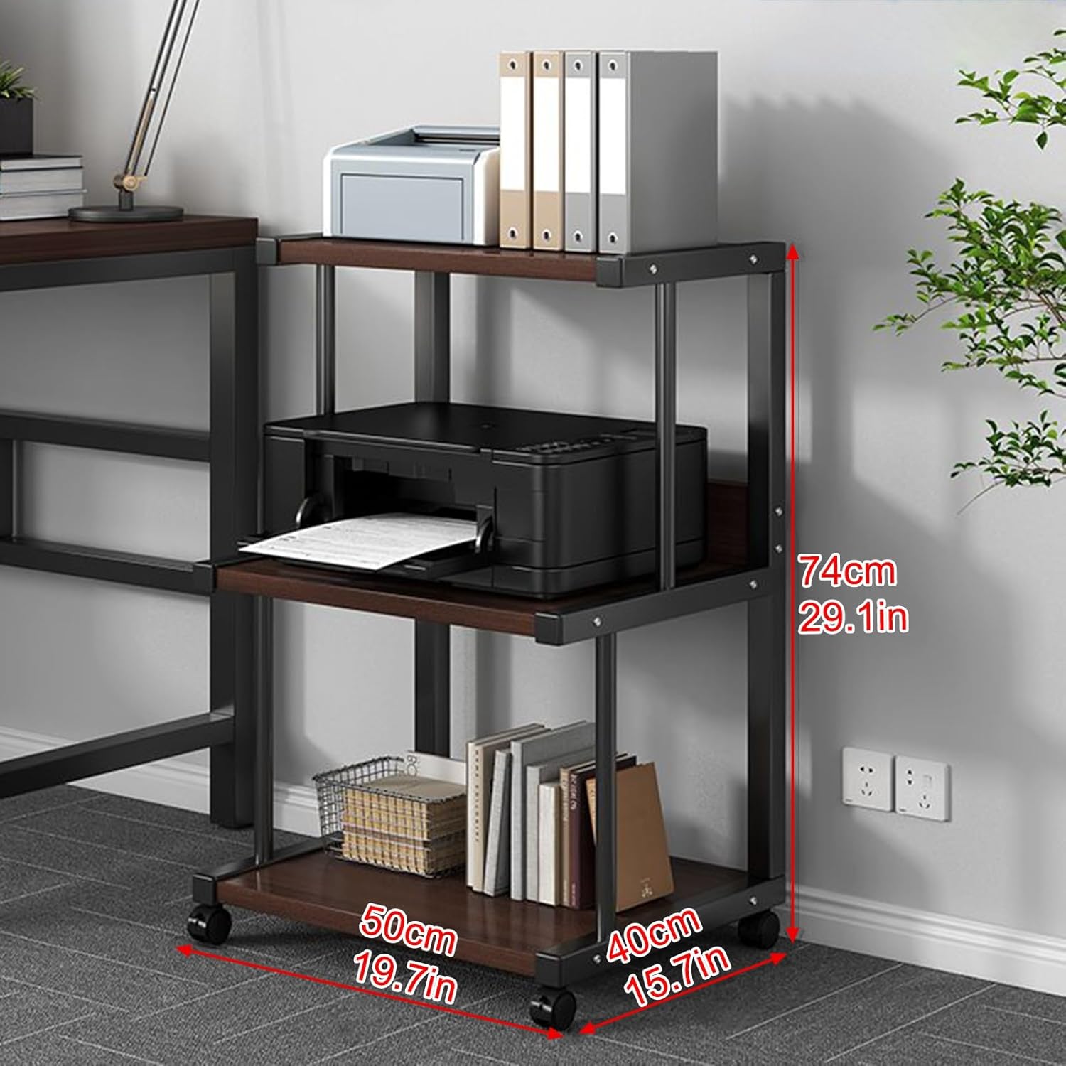 DLYZAYE 3-Tier AV Media Stand