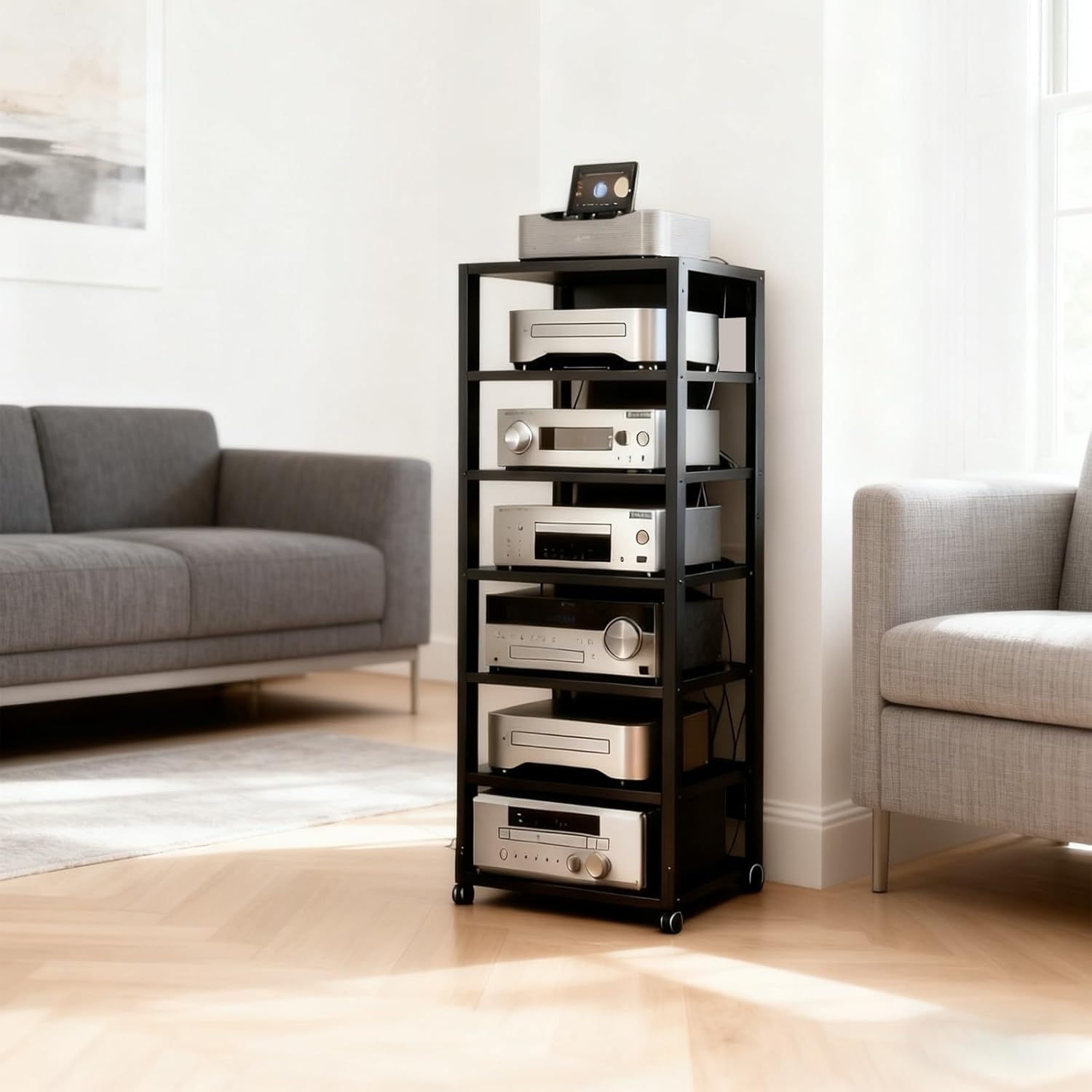 7-Tier AV Media Stand