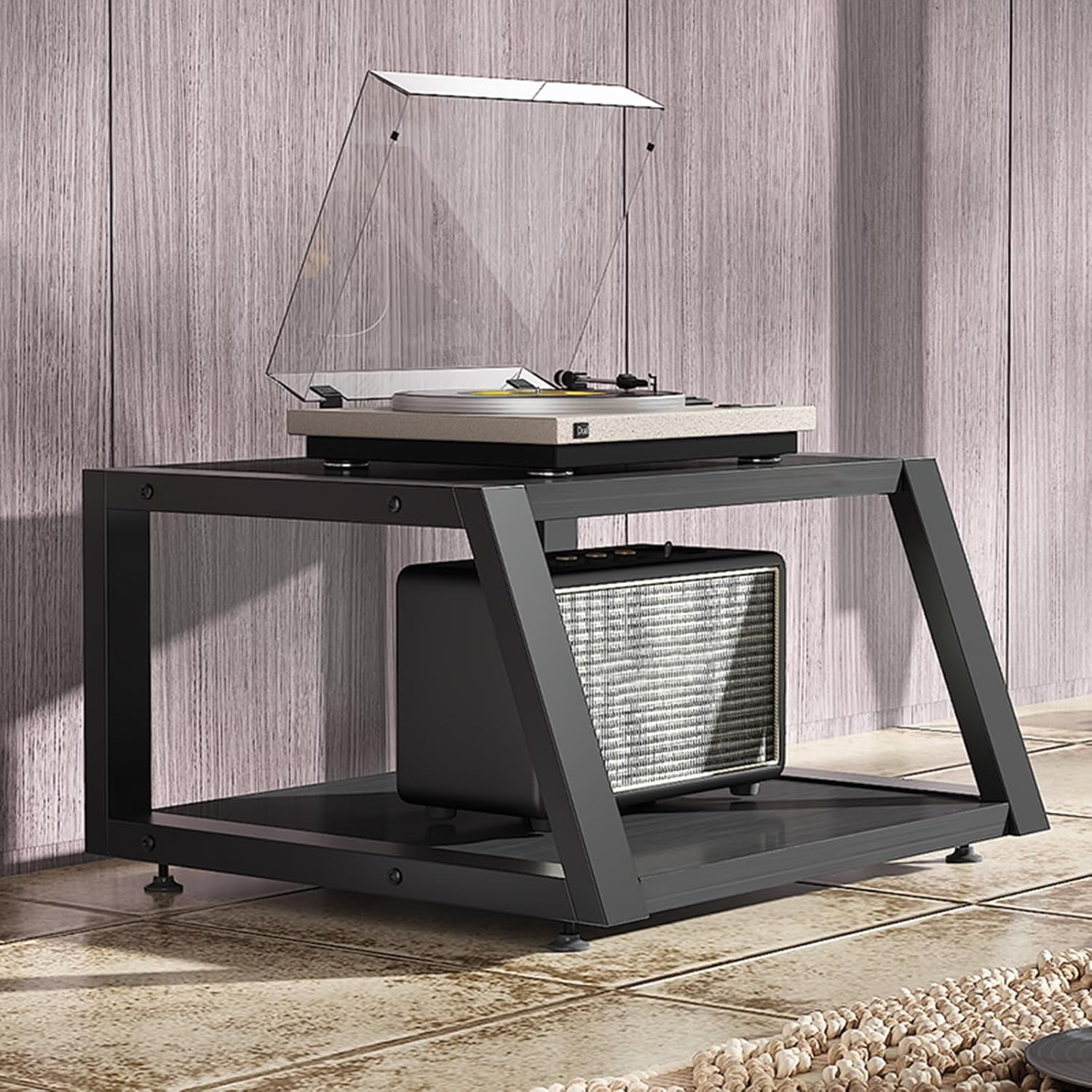 Av Stand/Corner TV Stand with Adjustable Feet