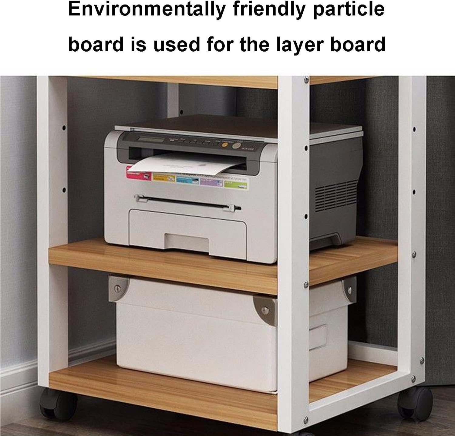 DESKGURU Media Stand with Wheels