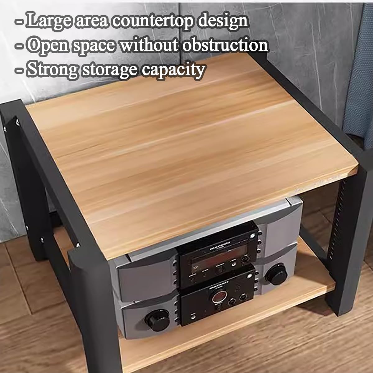 2/3/4/5 Tier Stereo Console TV Equipment Cabinet