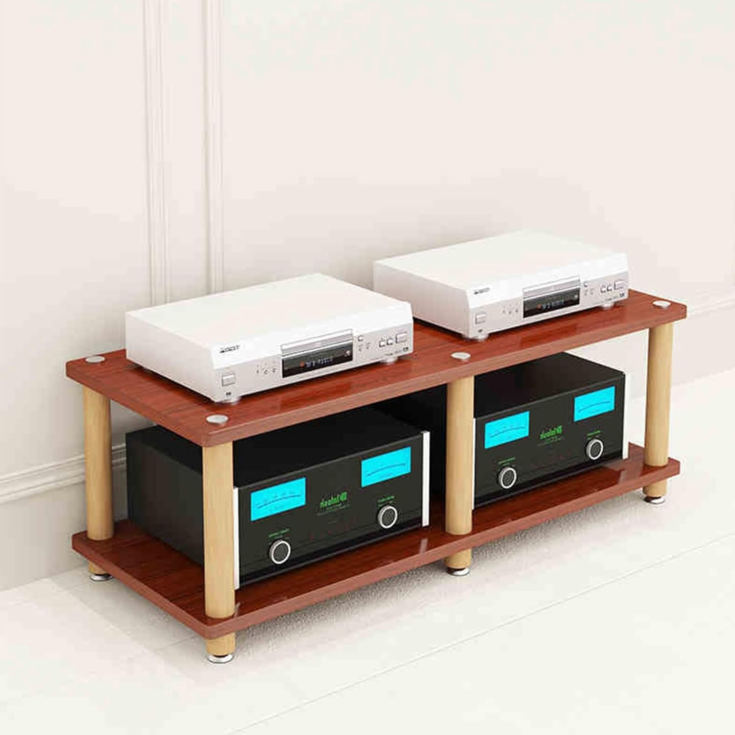 KUKIXKK 2/3/4-Tier AV Media Stand