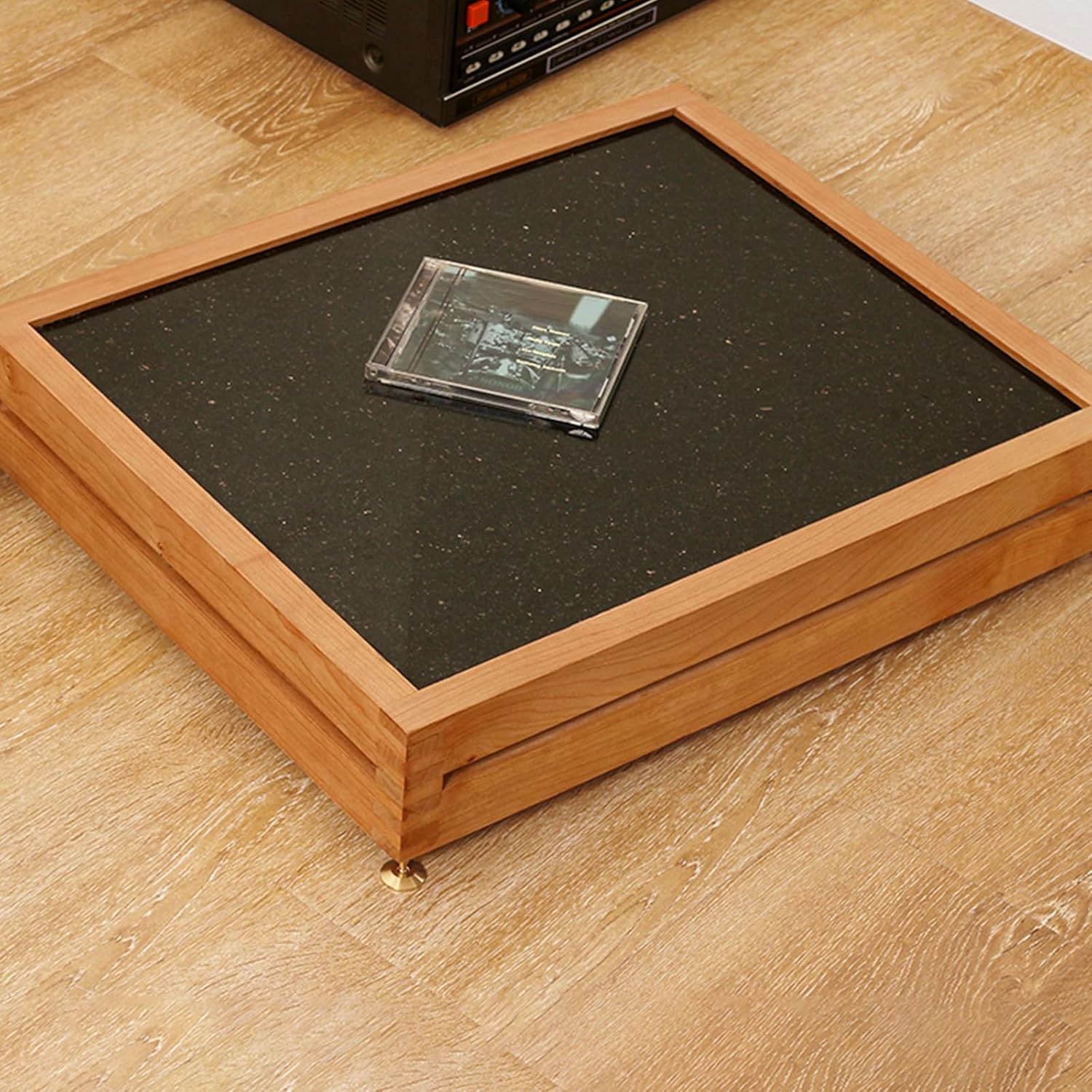 Small Entertainment Center Media Stand Wooden Stereo Racks and Stands