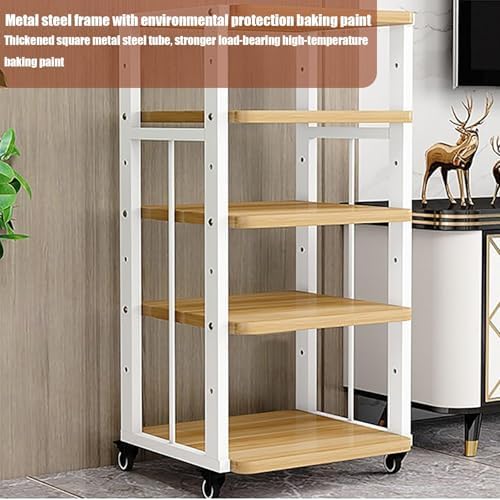 Mobile AV Media Stand with Wheels