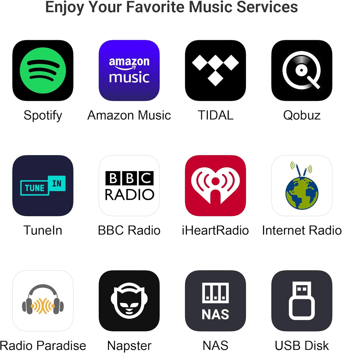 Arylic A100 Wireless Full Digital HiFi Amplifier with FM Radio