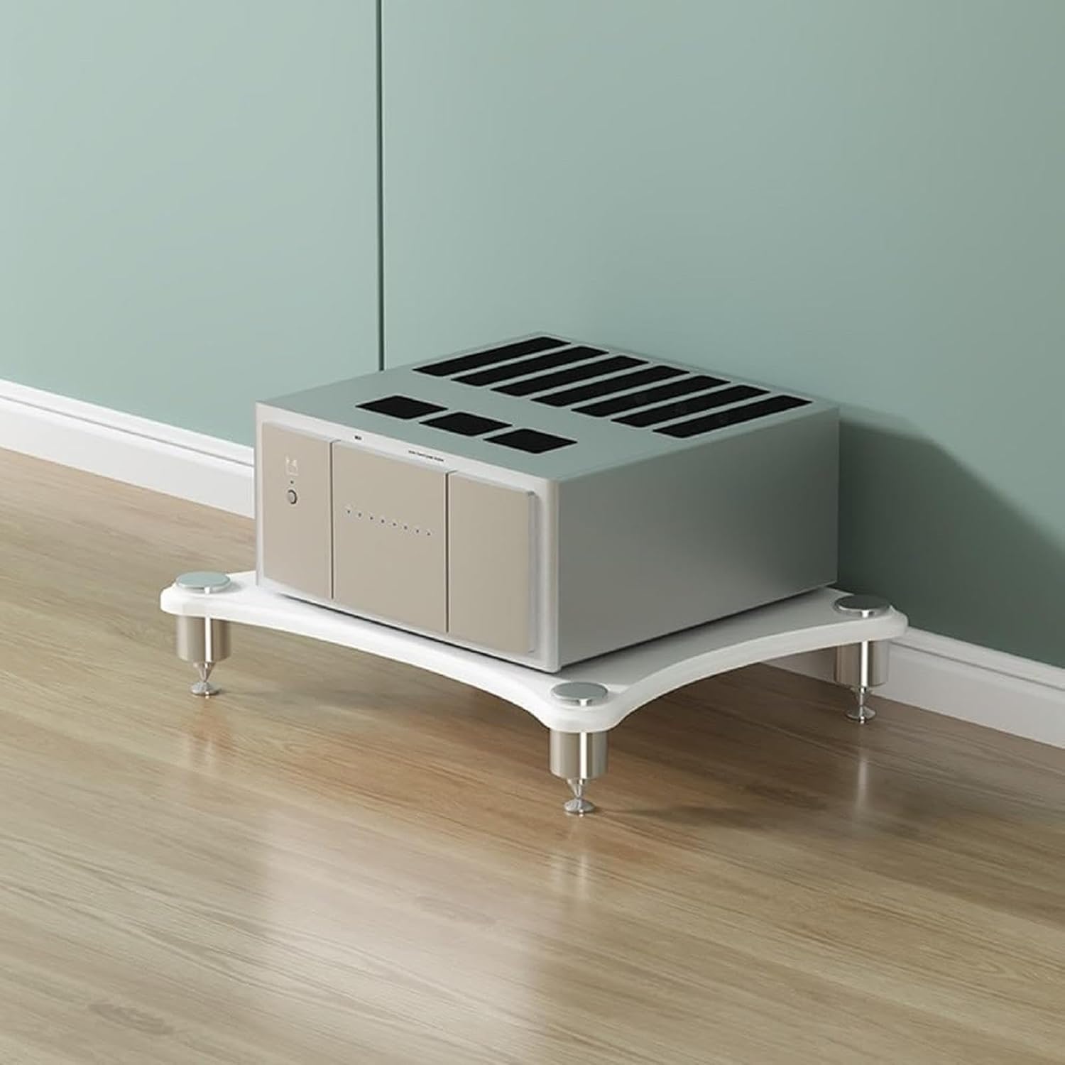 1 2 3 4 Tier AV Media Stand Component Cabinet